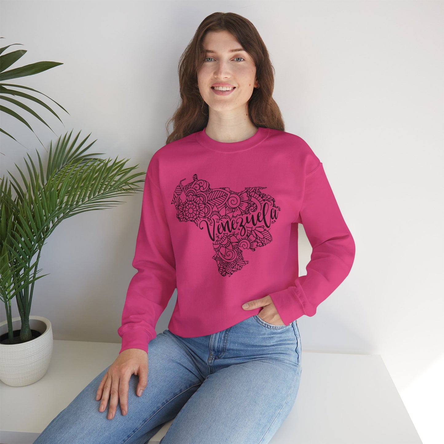 Venezuela Map Crewneck Sweatshirt