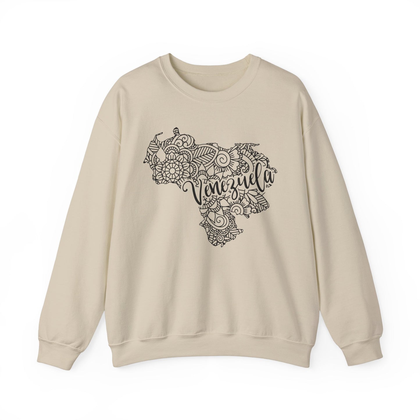 Venezuela Map Crewneck Sweatshirt