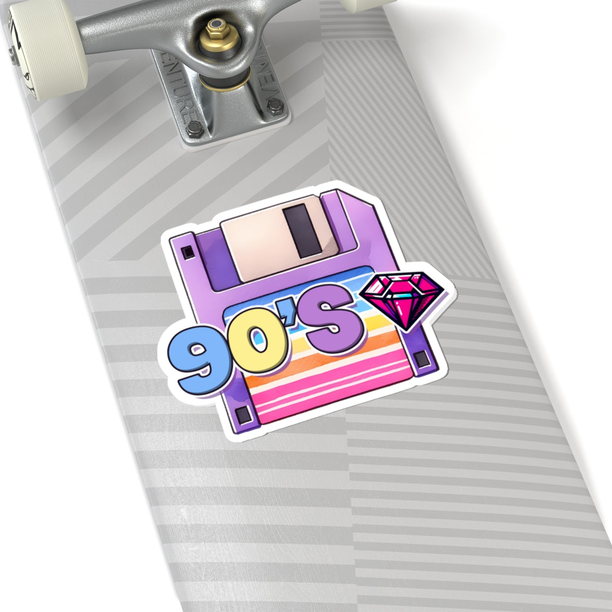 Retro 90's Kiss-Cut Stickers