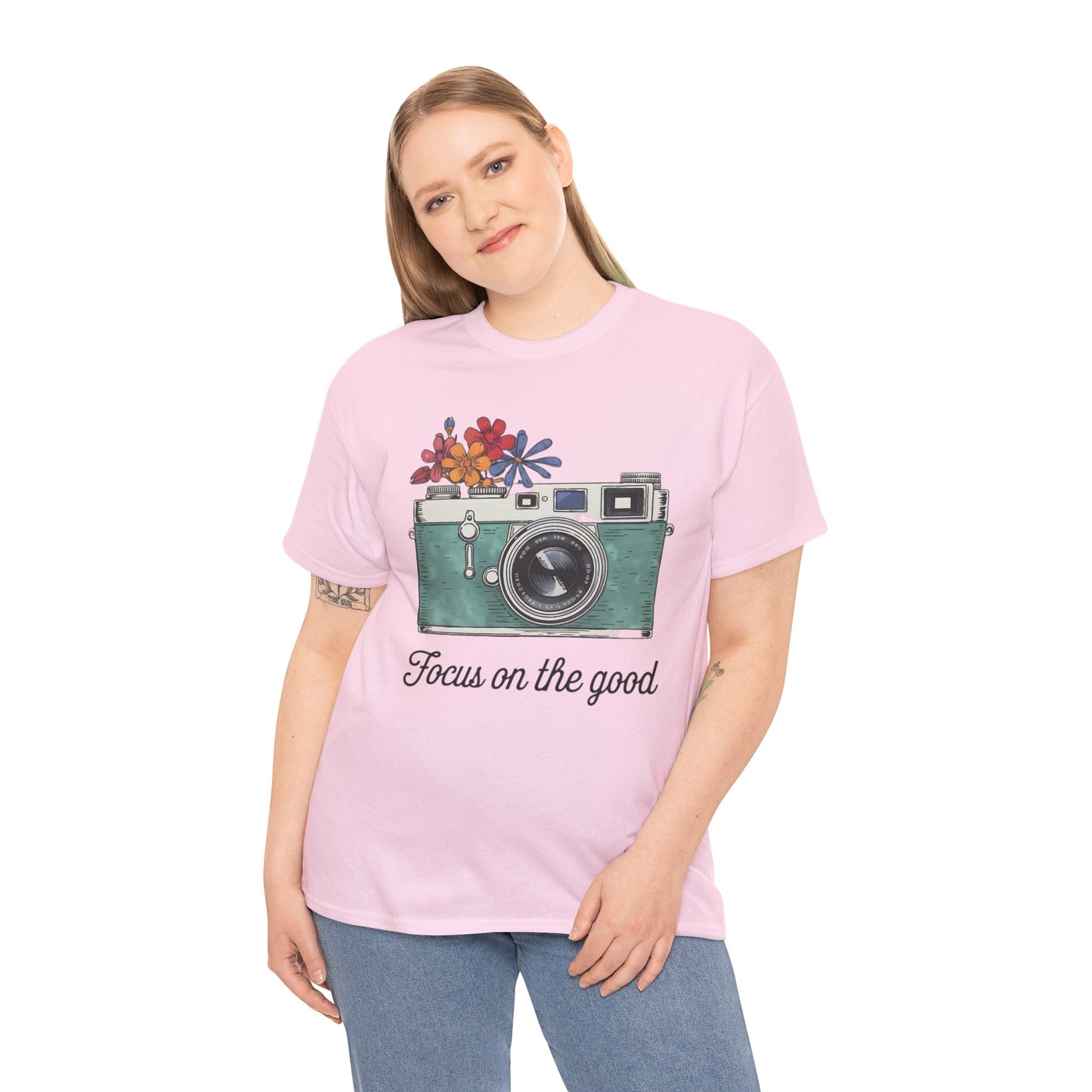 Focus on the Good Unisex Heavy Cotton Tee