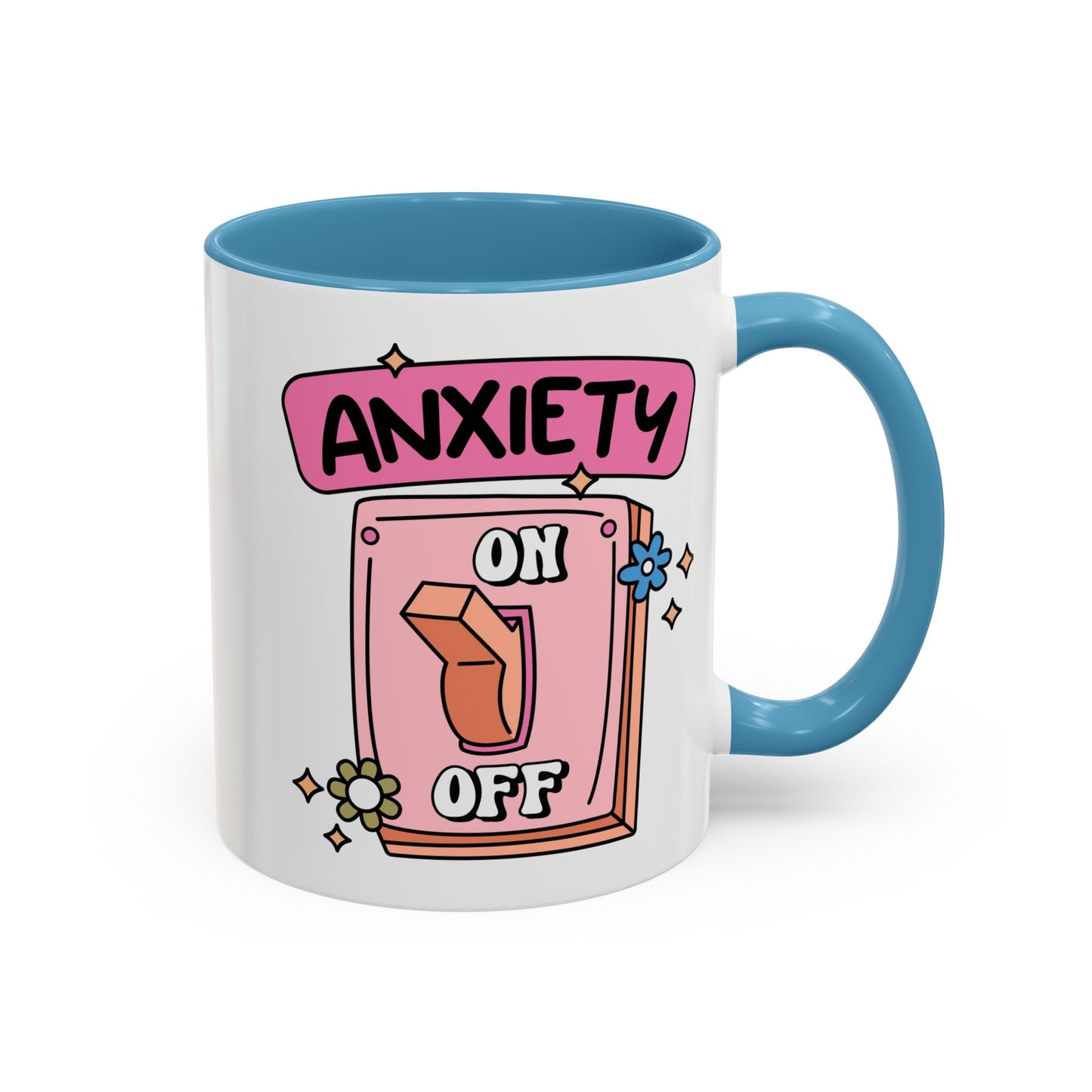 Anxiety On/Off Accent Coffee Mug