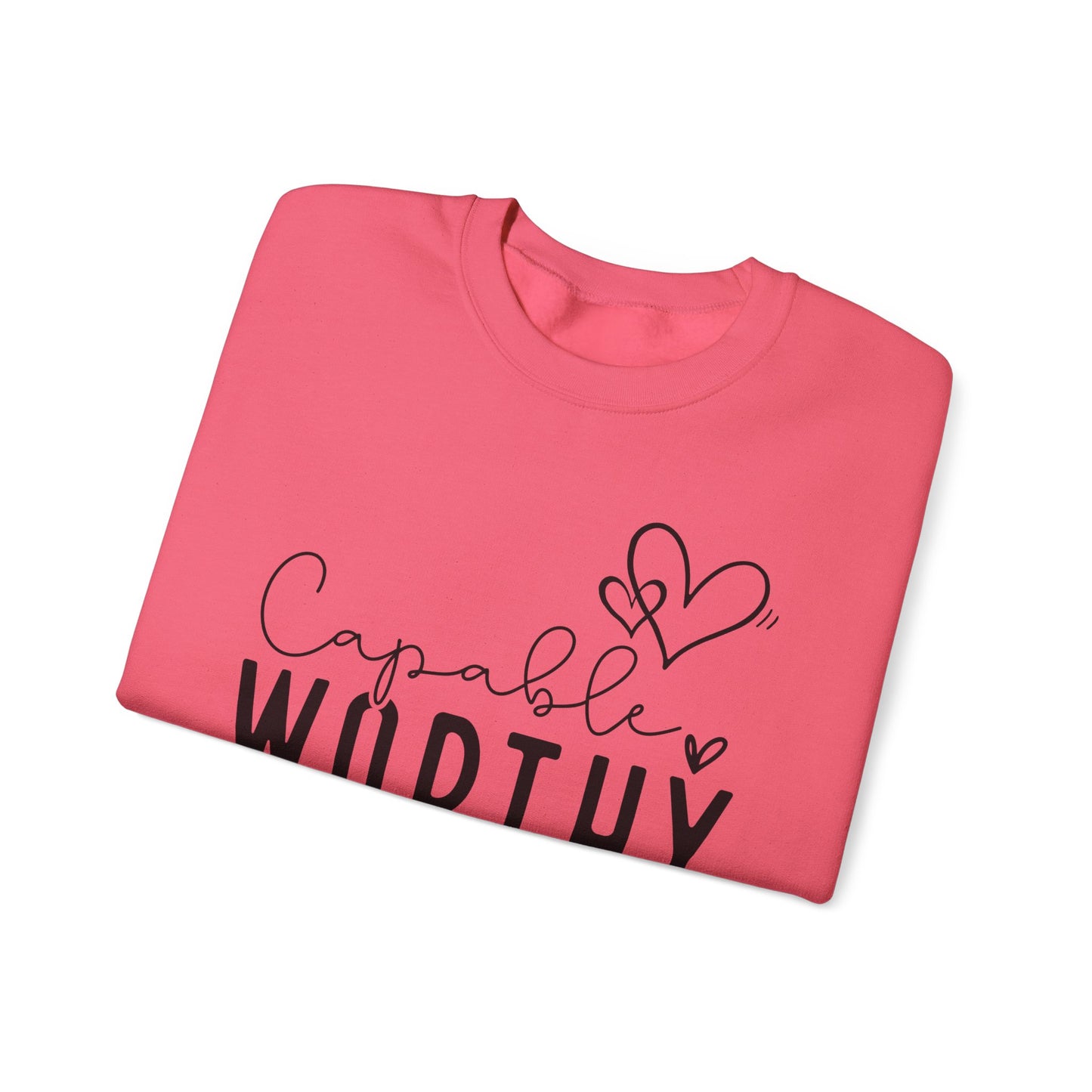 Capable & Worthy Unisex Crewneck Sweatshirt