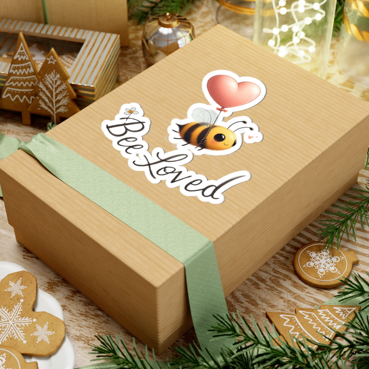 Bee Loved Kiss-Cut Stickers
