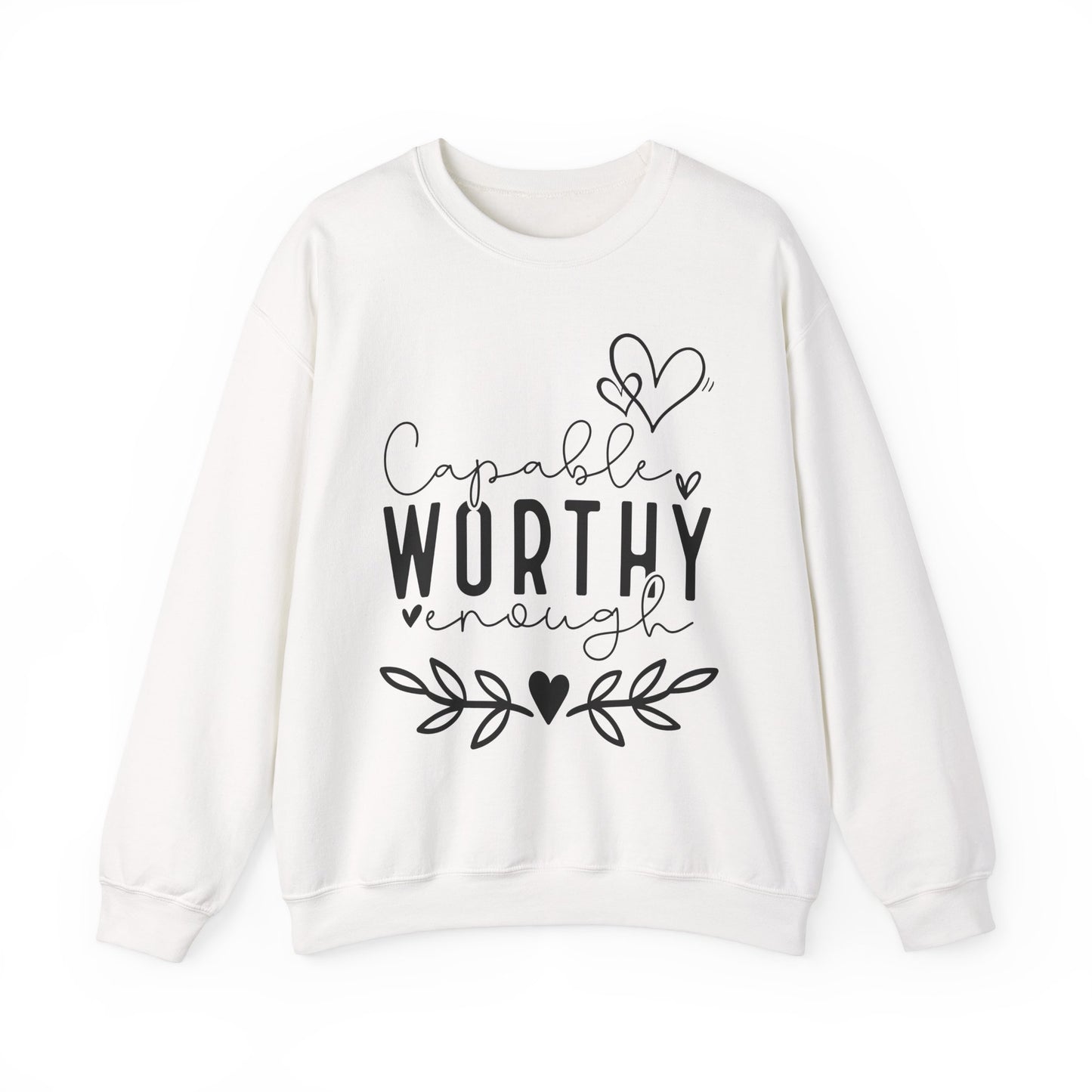 Capable & Worthy Unisex Crewneck Sweatshirt