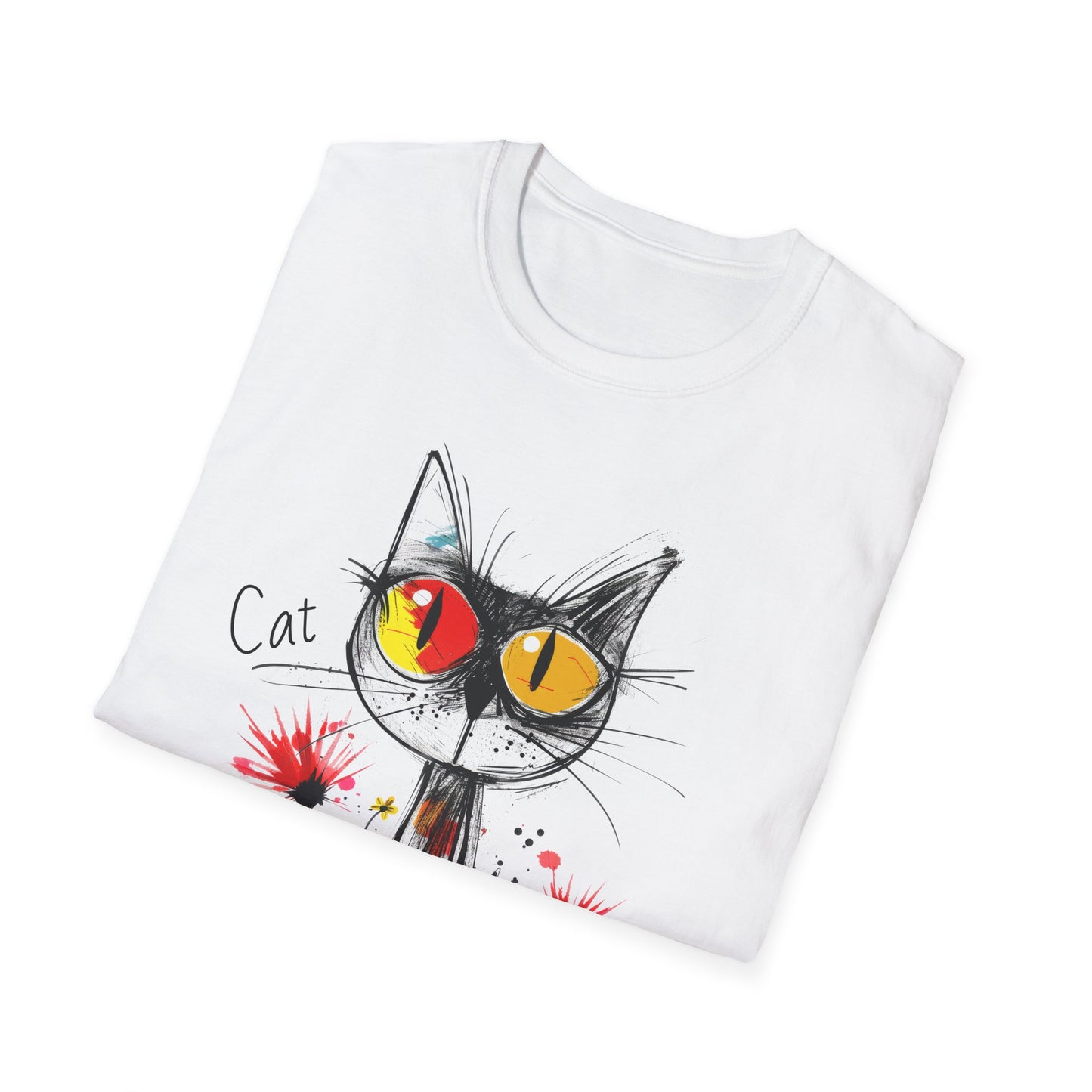 Cat Love Unisex Softstyle T-Shirt