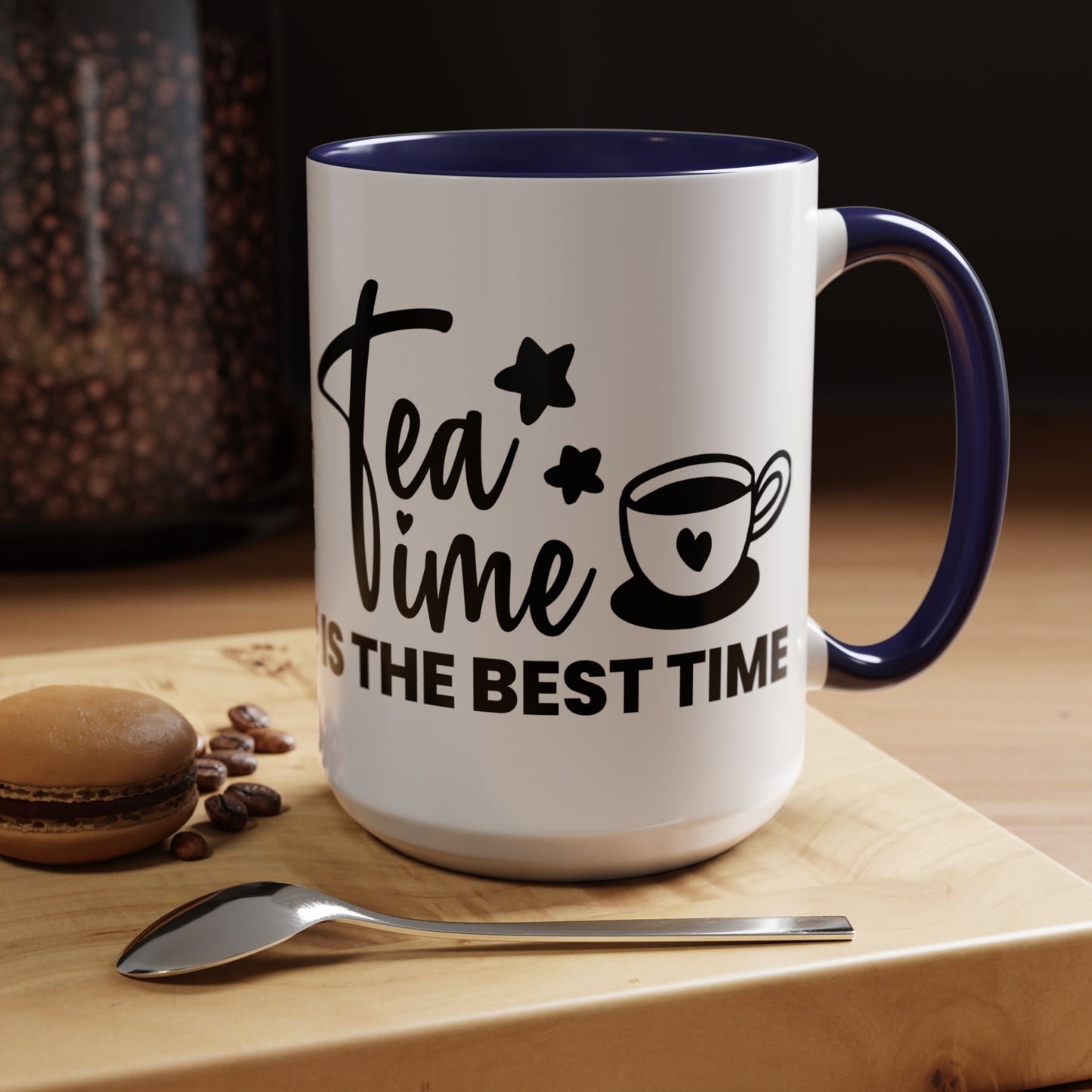 Tea Time Accent Coffee Mug