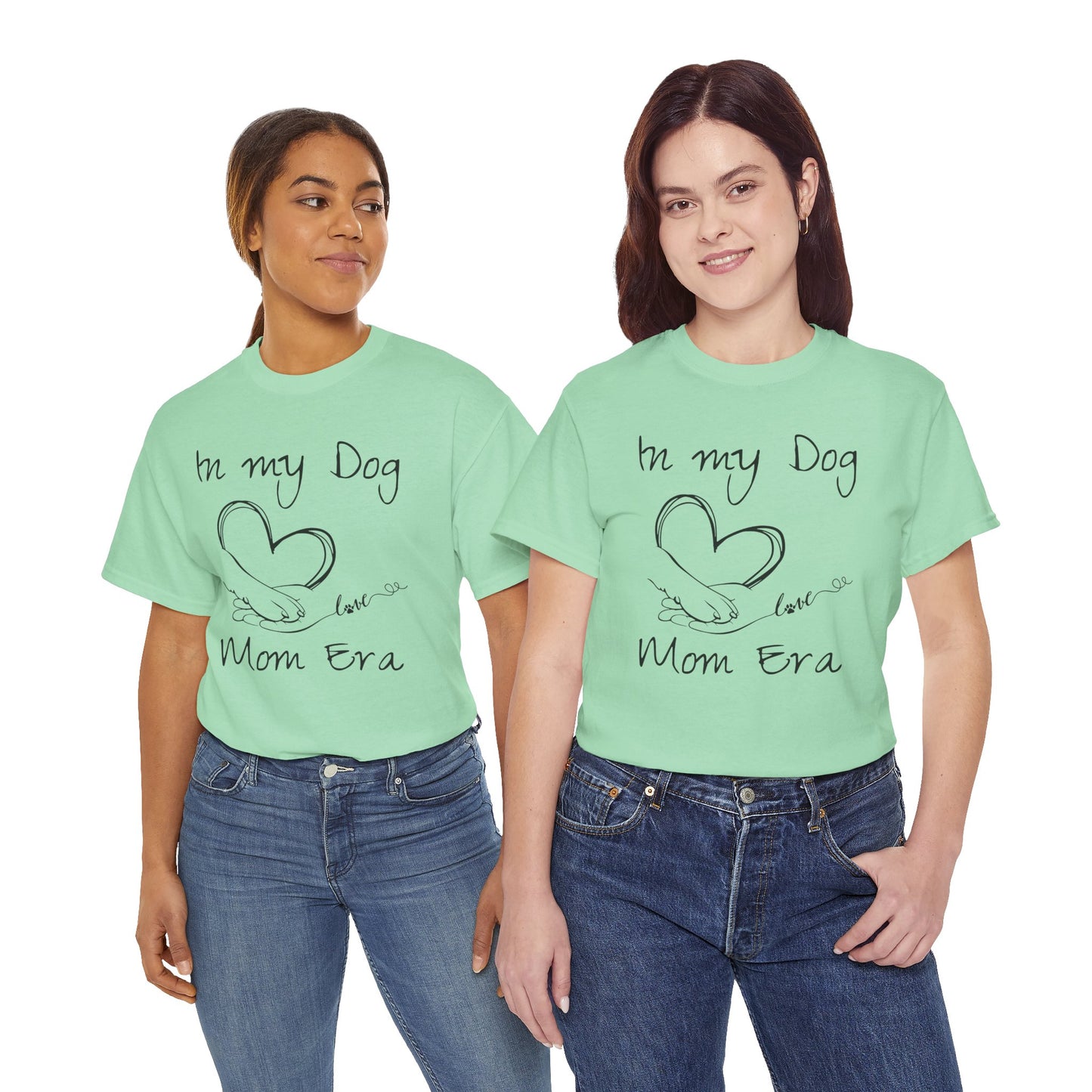 In My Dog Mom Era Unisex Heavy Cotton Tee
