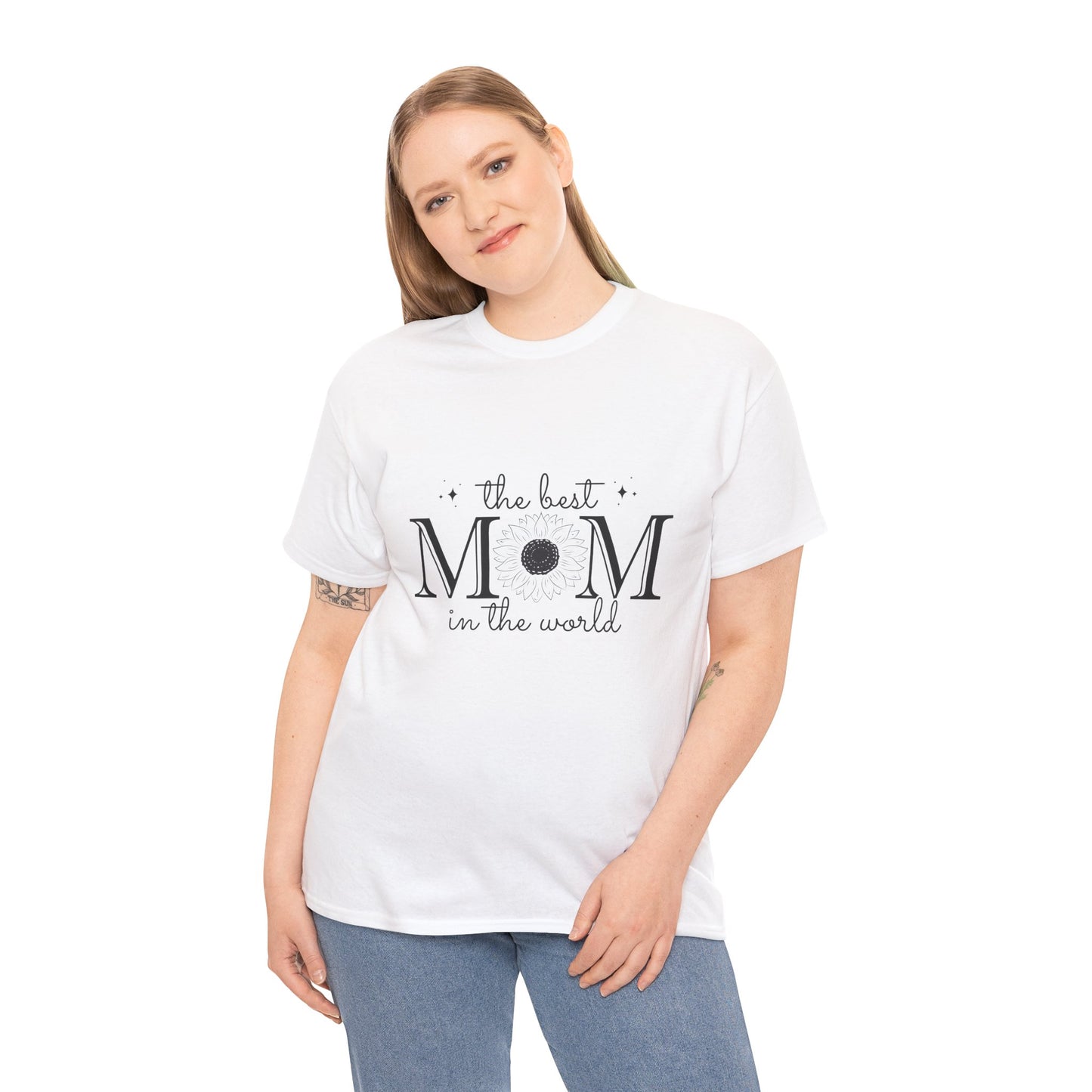 The Best Mom Unisex Heavy Cotton Tee