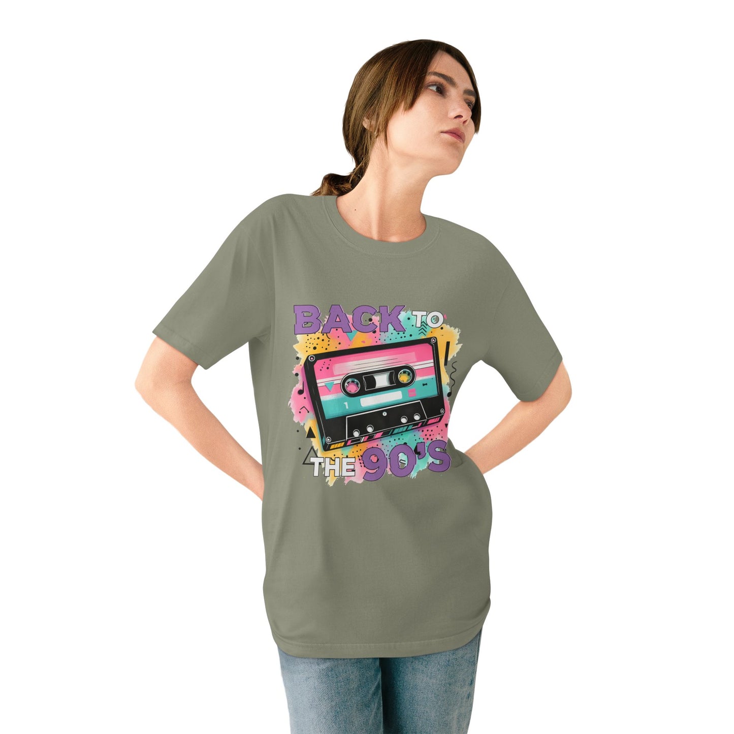 Retro 90's Inspired Organic T-Shirt