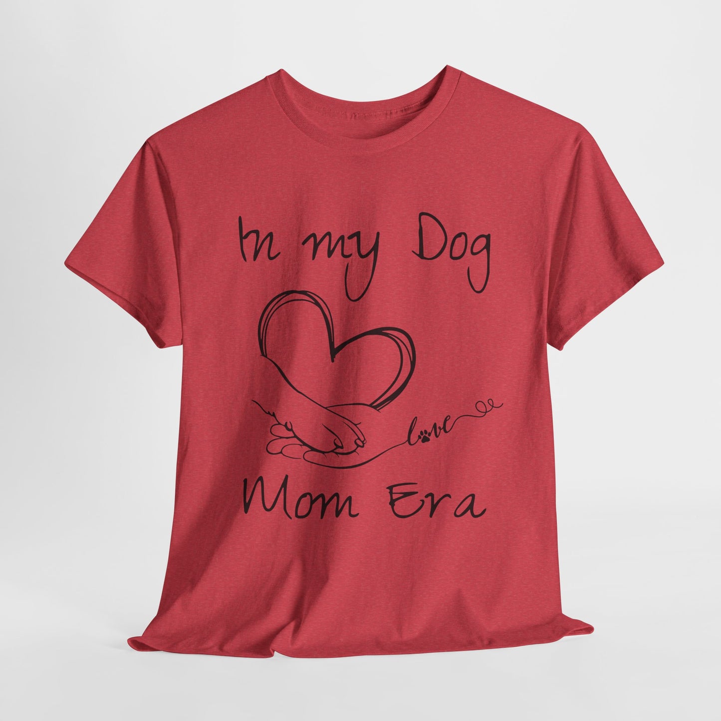 In My Dog Mom Era Unisex Heavy Cotton Tee