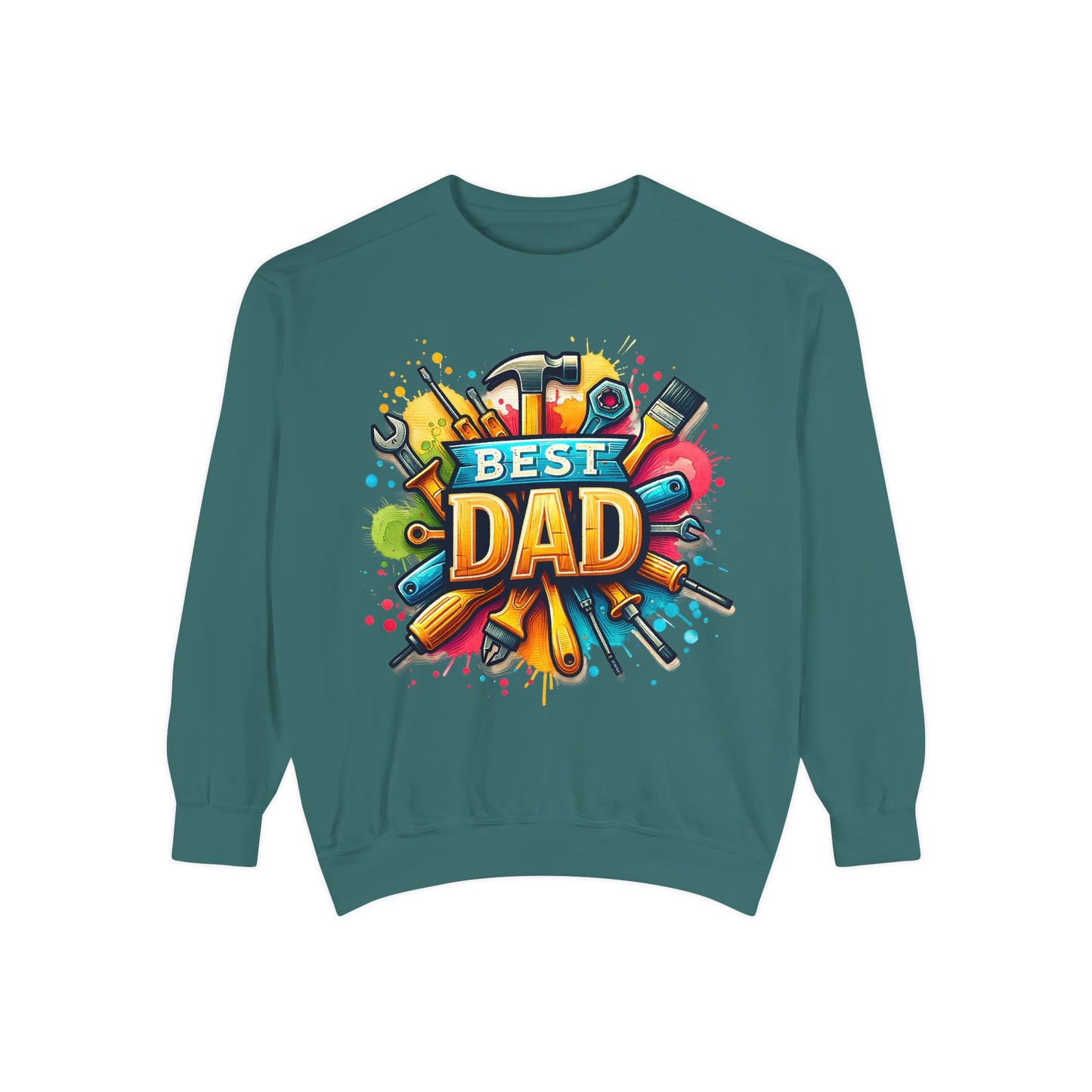 Best Dad Garment-Dyed Sweatshirt