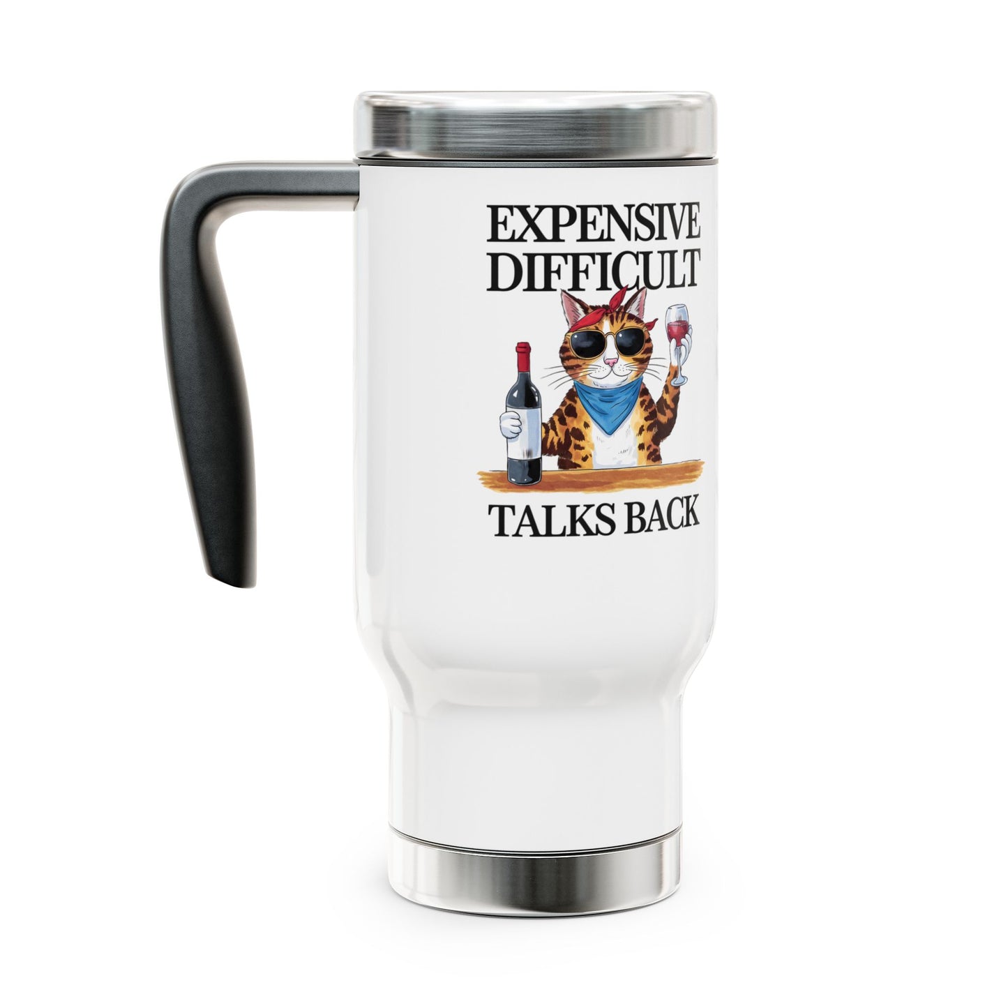 Funny Cat Travel Mug