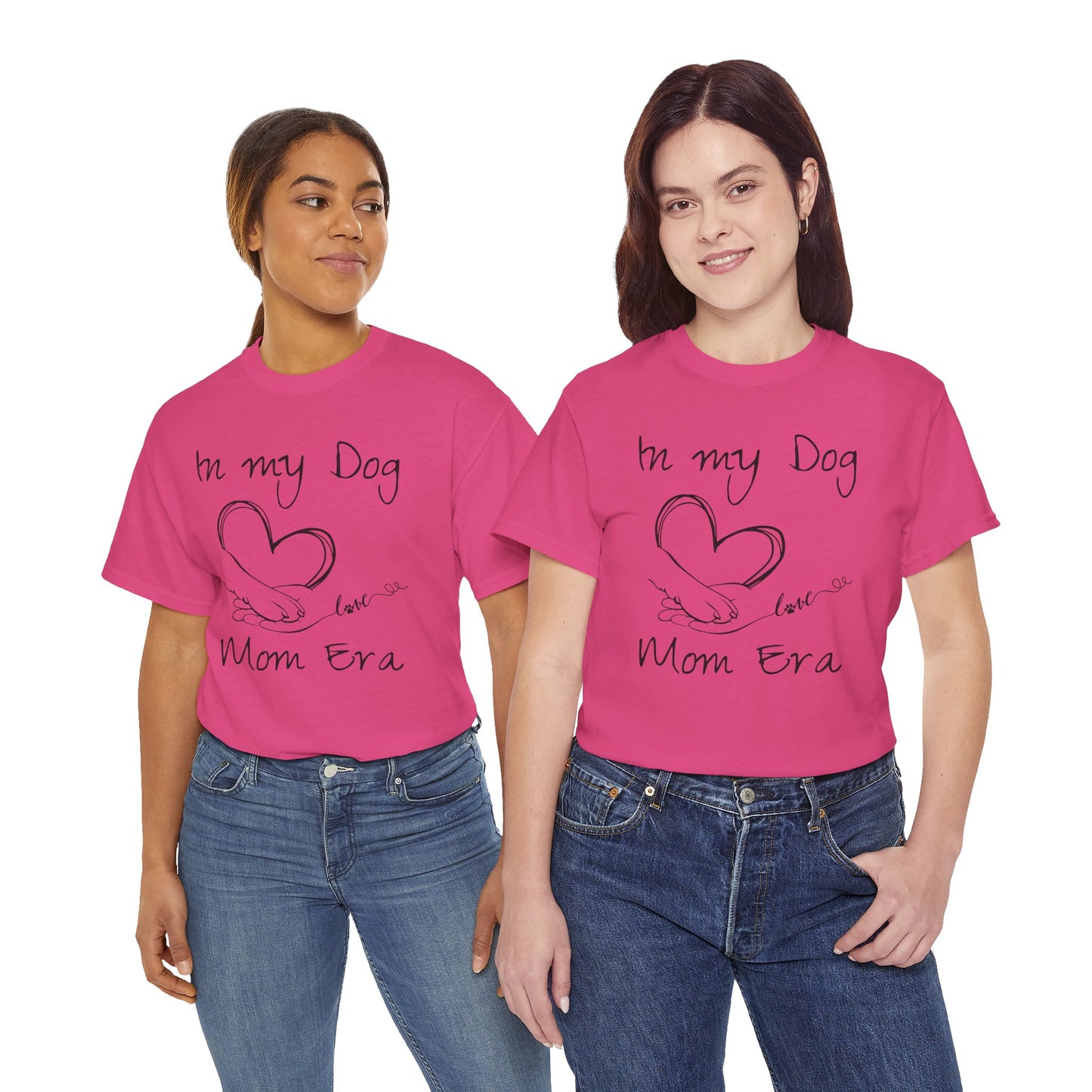In My Dog Mom Era Unisex Heavy Cotton Tee