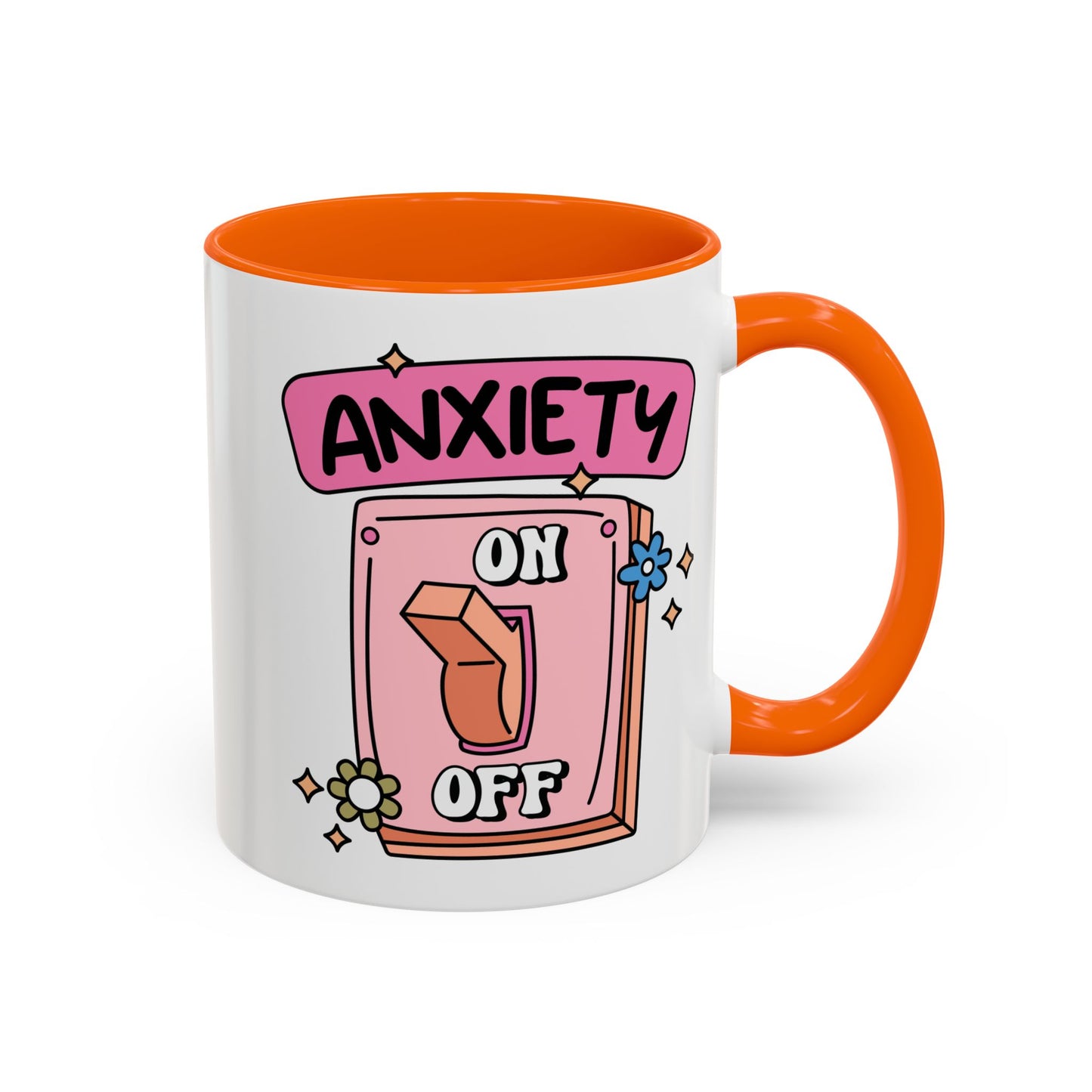 Anxiety On/Off Accent Coffee Mug
