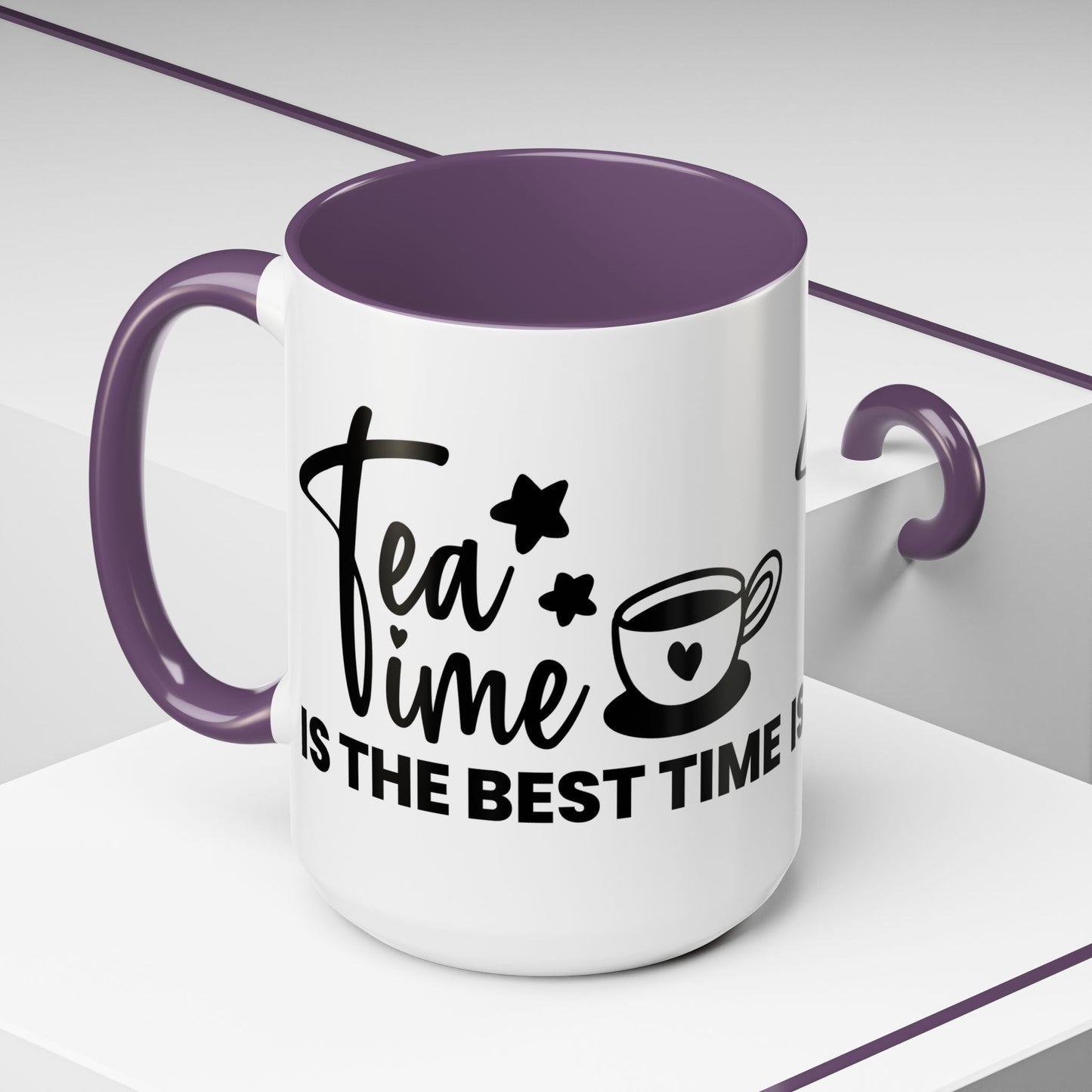 Tea Time Accent Coffee Mug