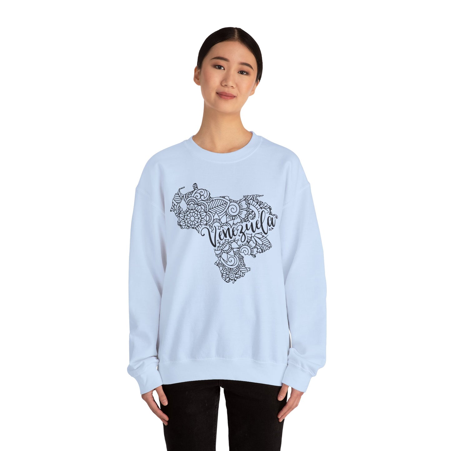 Venezuela Map Crewneck Sweatshirt