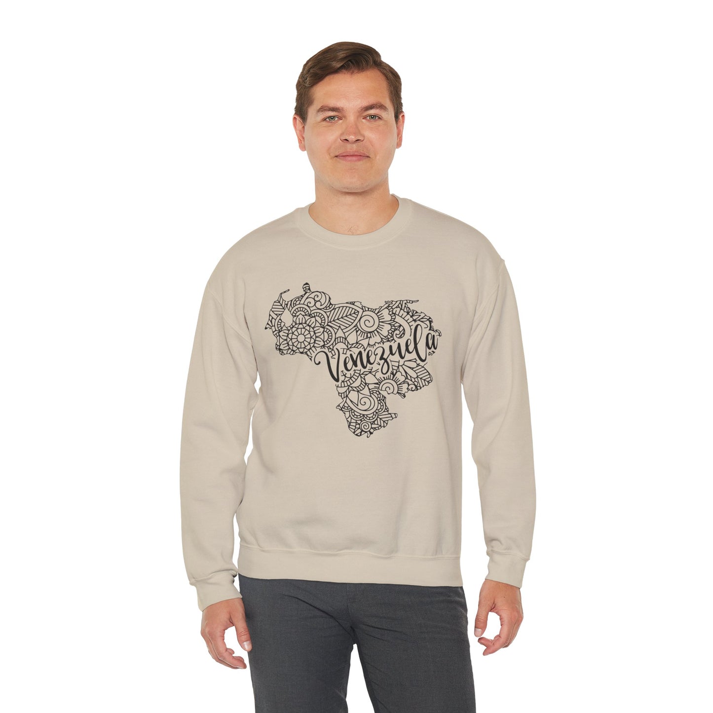 Venezuela Map Crewneck Sweatshirt