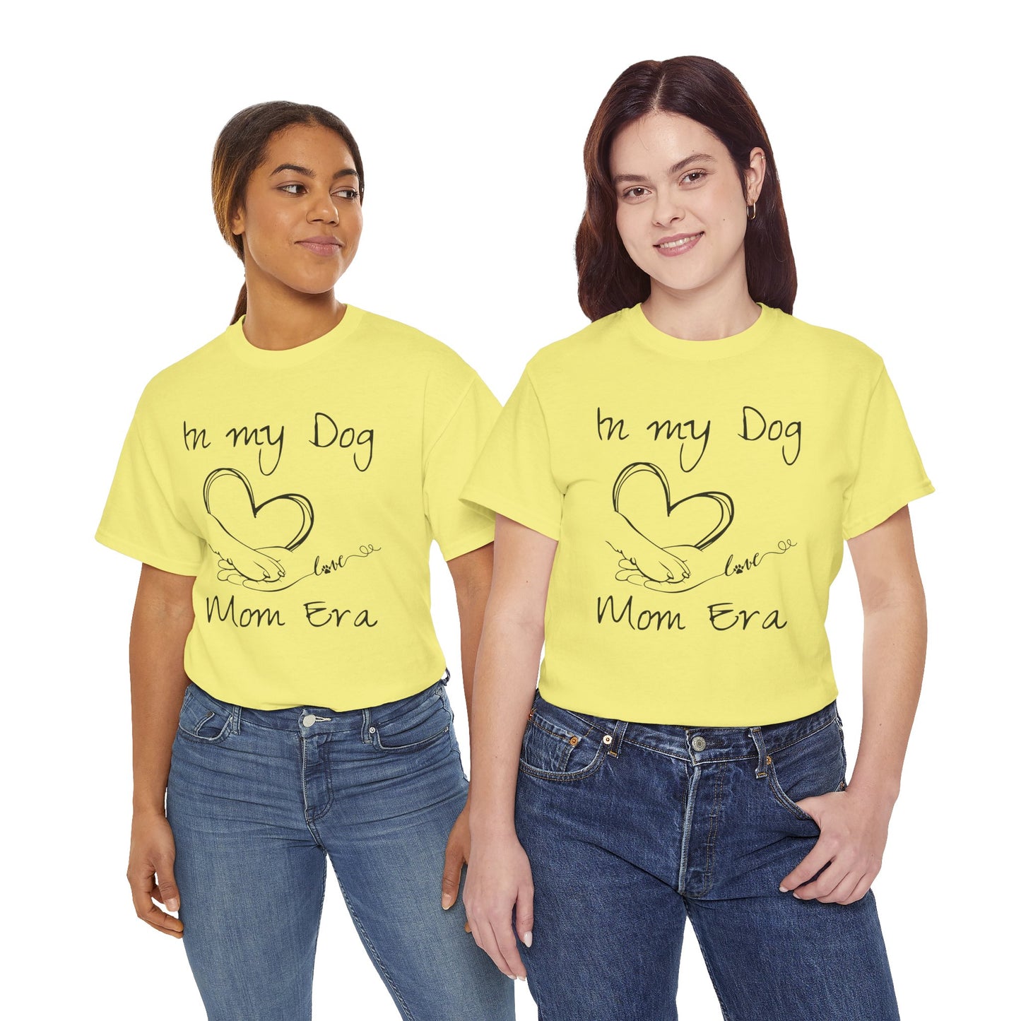 In My Dog Mom Era Unisex Heavy Cotton Tee