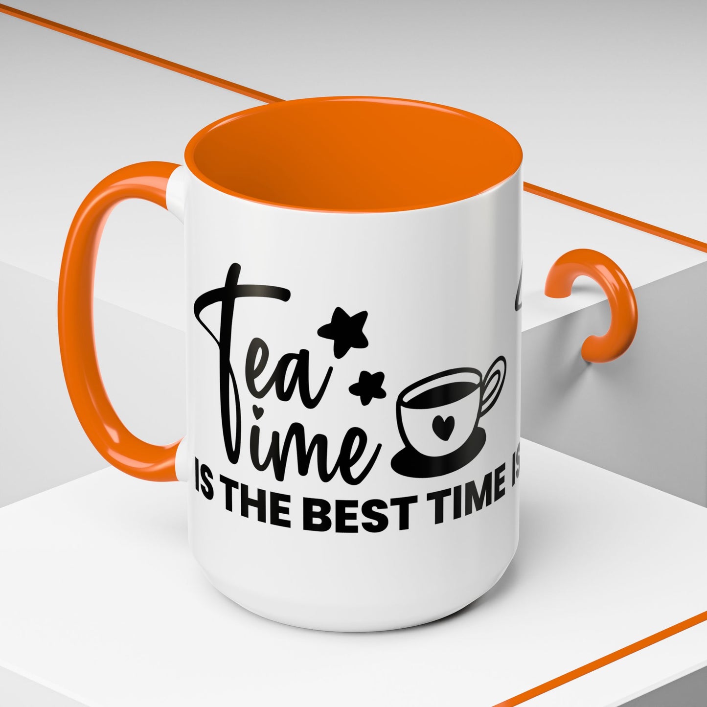 Tea Time Accent Coffee Mug