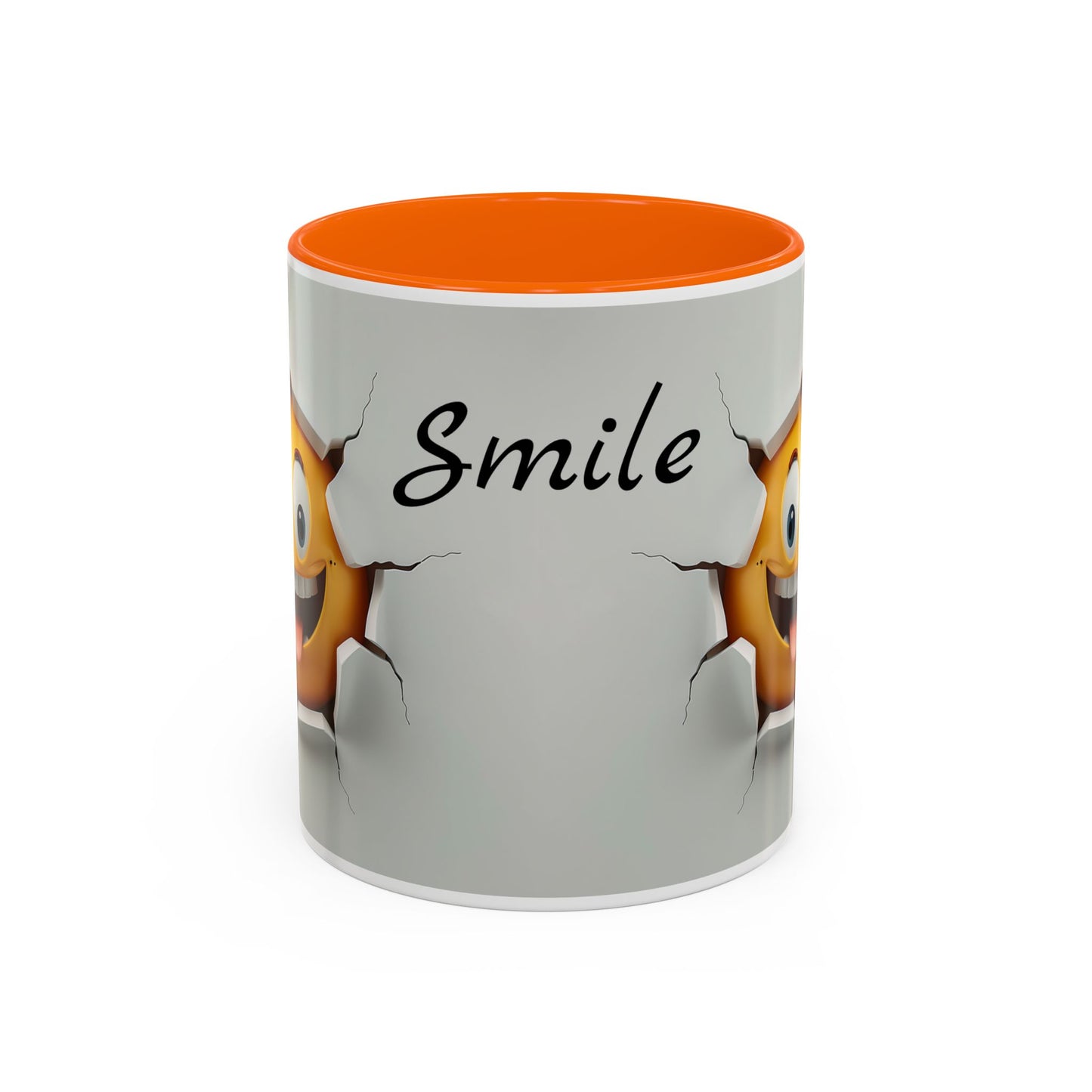 Funny Smile Accent Coffee Mug