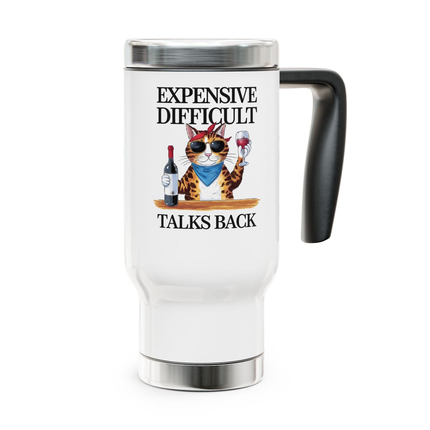 Funny Cat Travel Mug