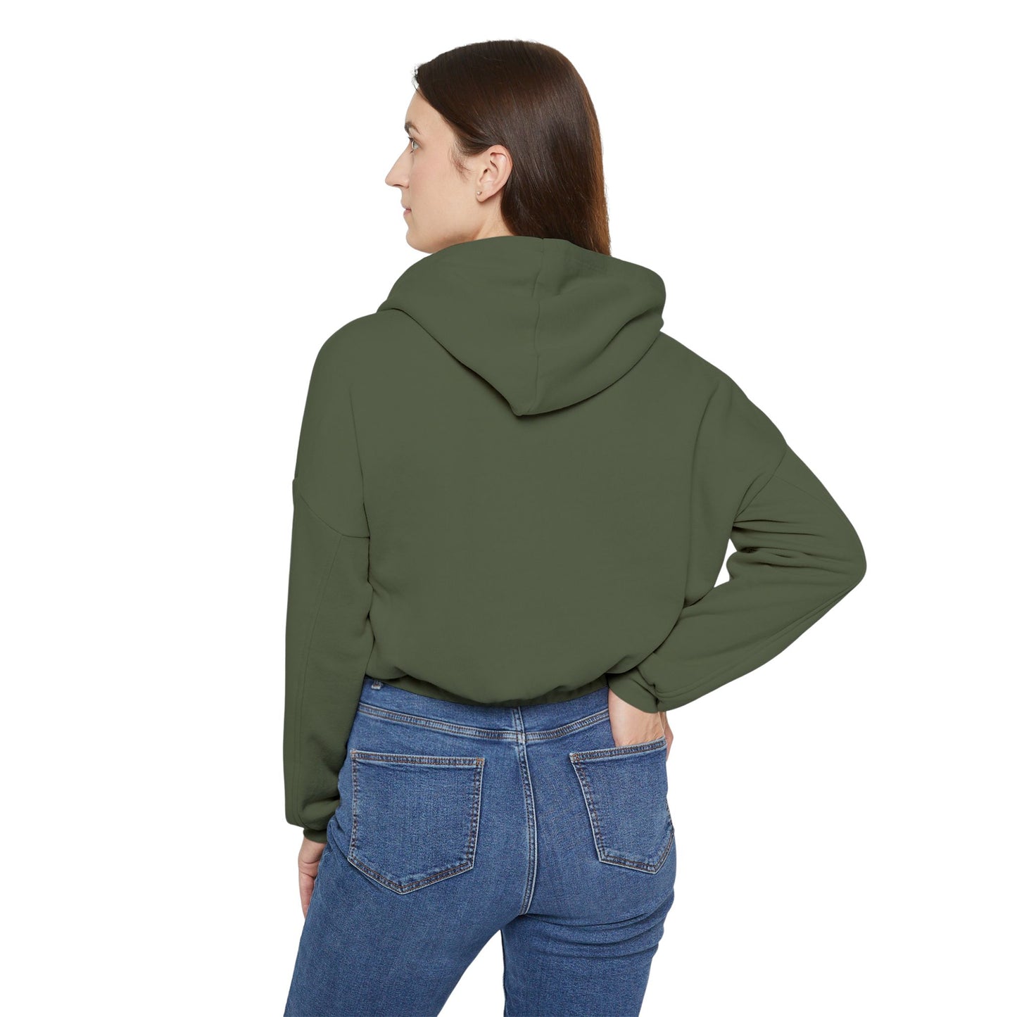 Dog Mom Cinched Bottom Hoodie for Dog Lovers