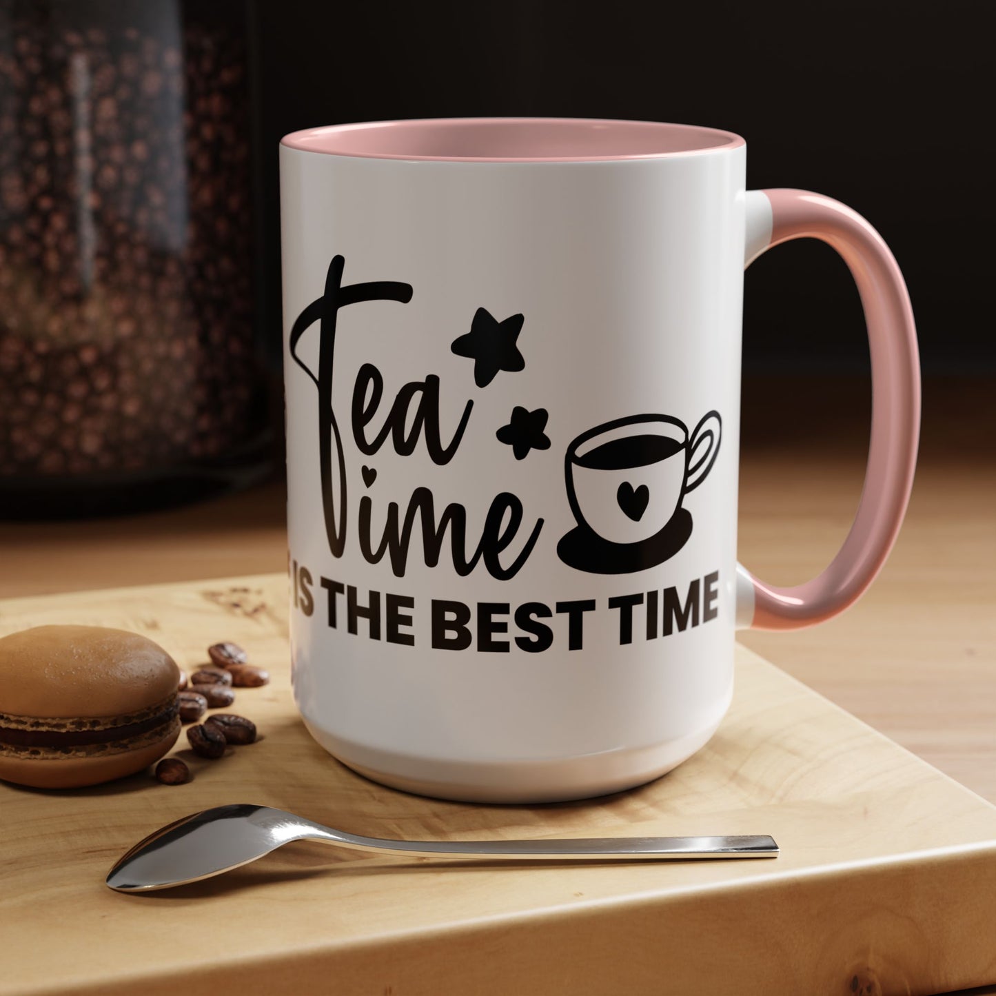 Tea Time Accent Coffee Mug