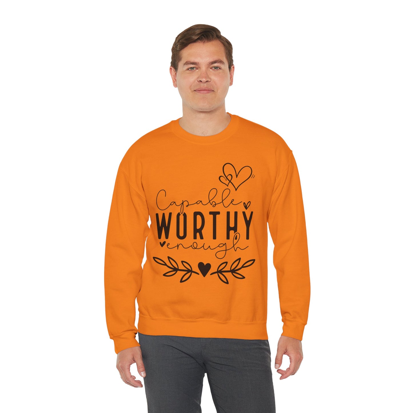 Capable & Worthy Unisex Crewneck Sweatshirt
