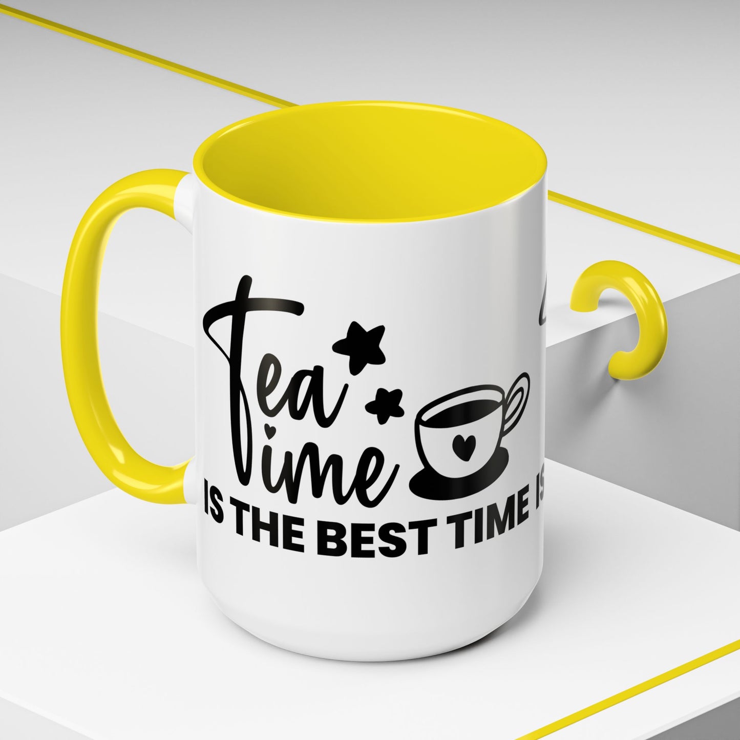 Tea Time Accent Coffee Mug