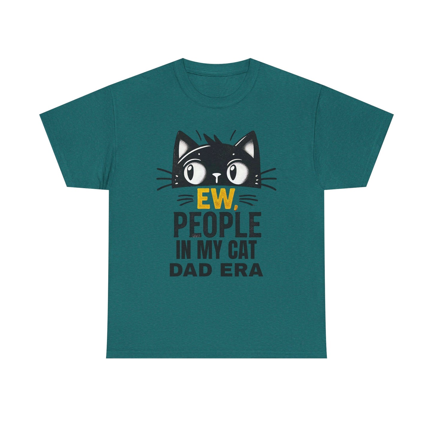 PEOPLE IN MY CAT DAD ERA Unisex Heavy Cotton Tee