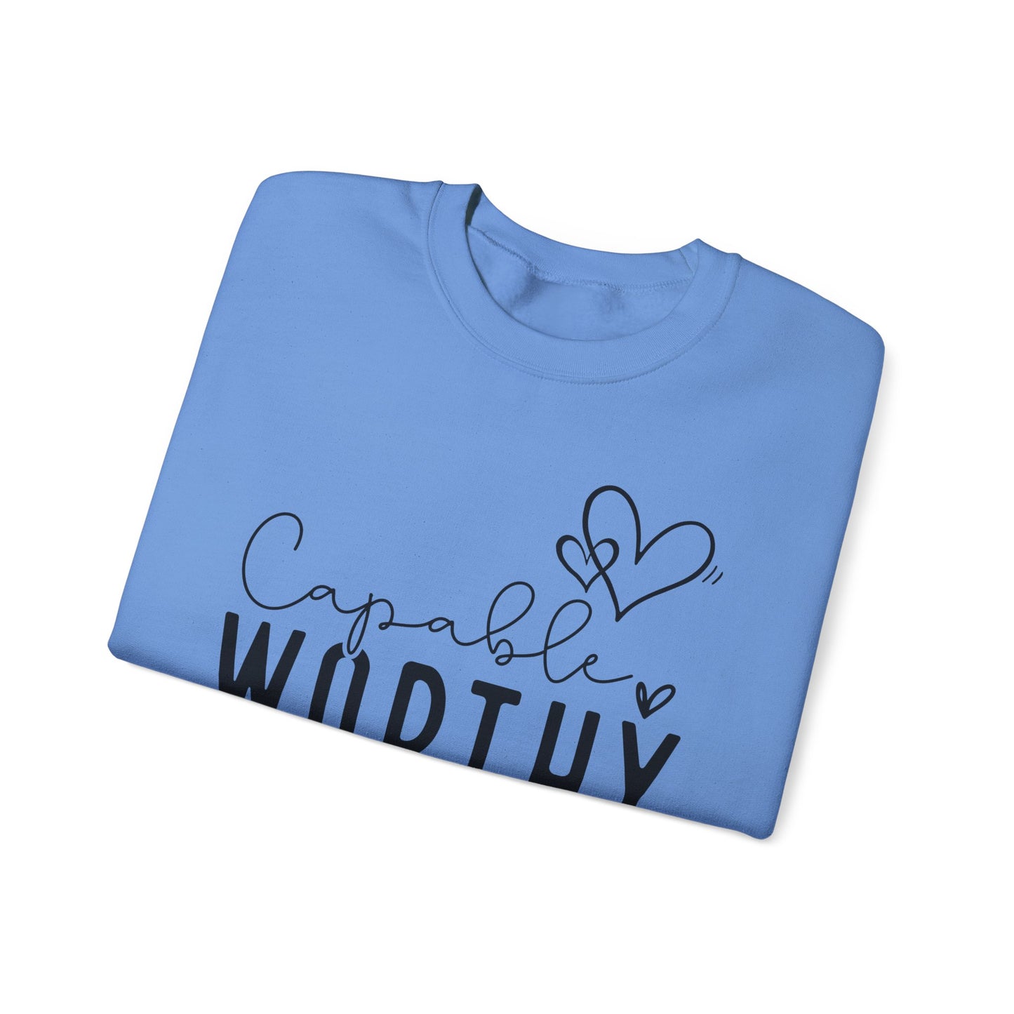Capable & Worthy Unisex Crewneck Sweatshirt