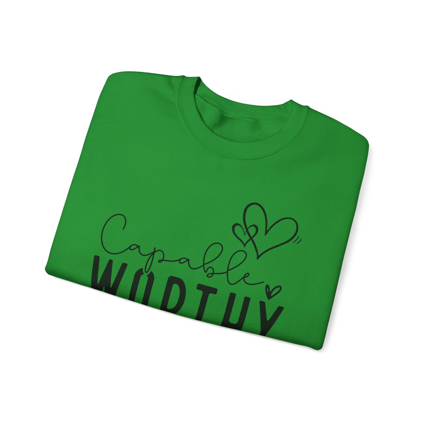 Capable & Worthy Unisex Crewneck Sweatshirt