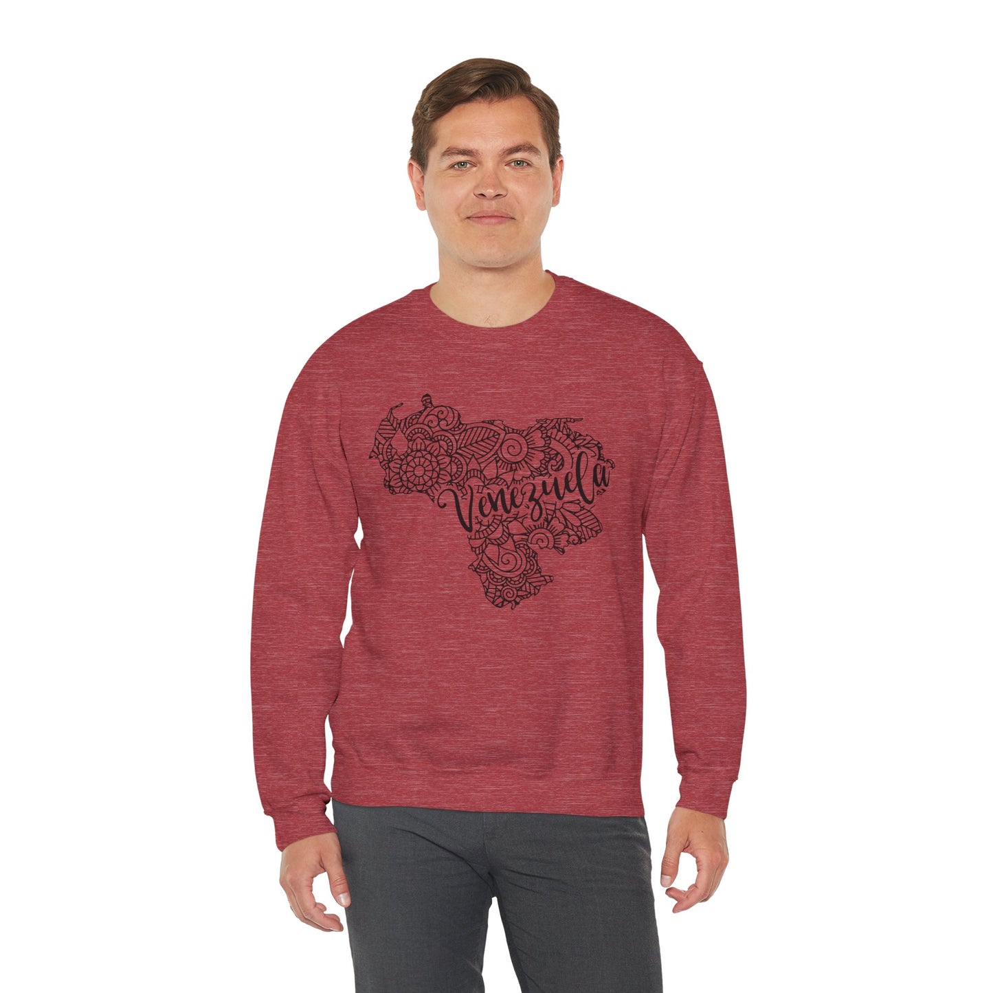 Venezuela Map Crewneck Sweatshirt