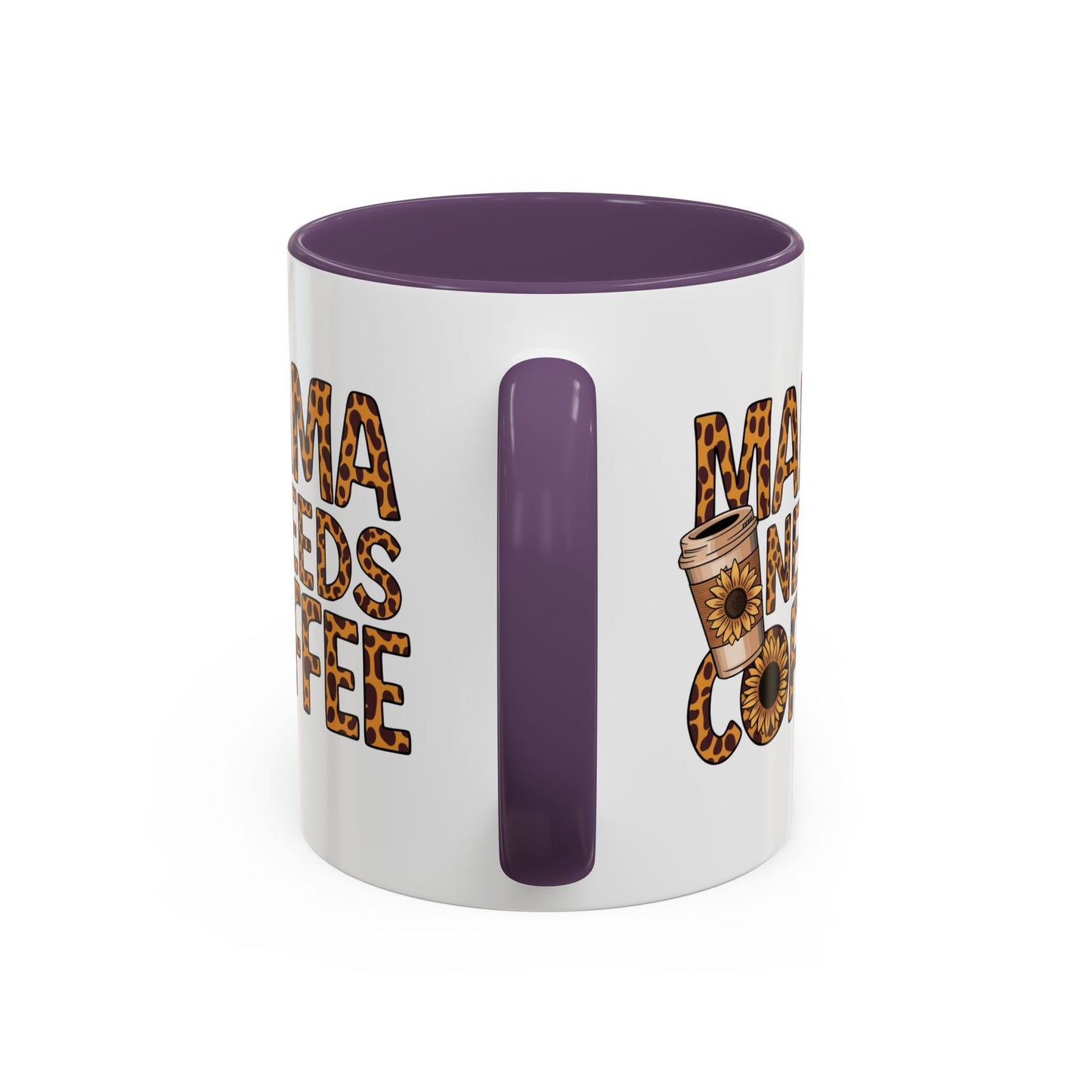 Mama Needs Coffee Accent Mug