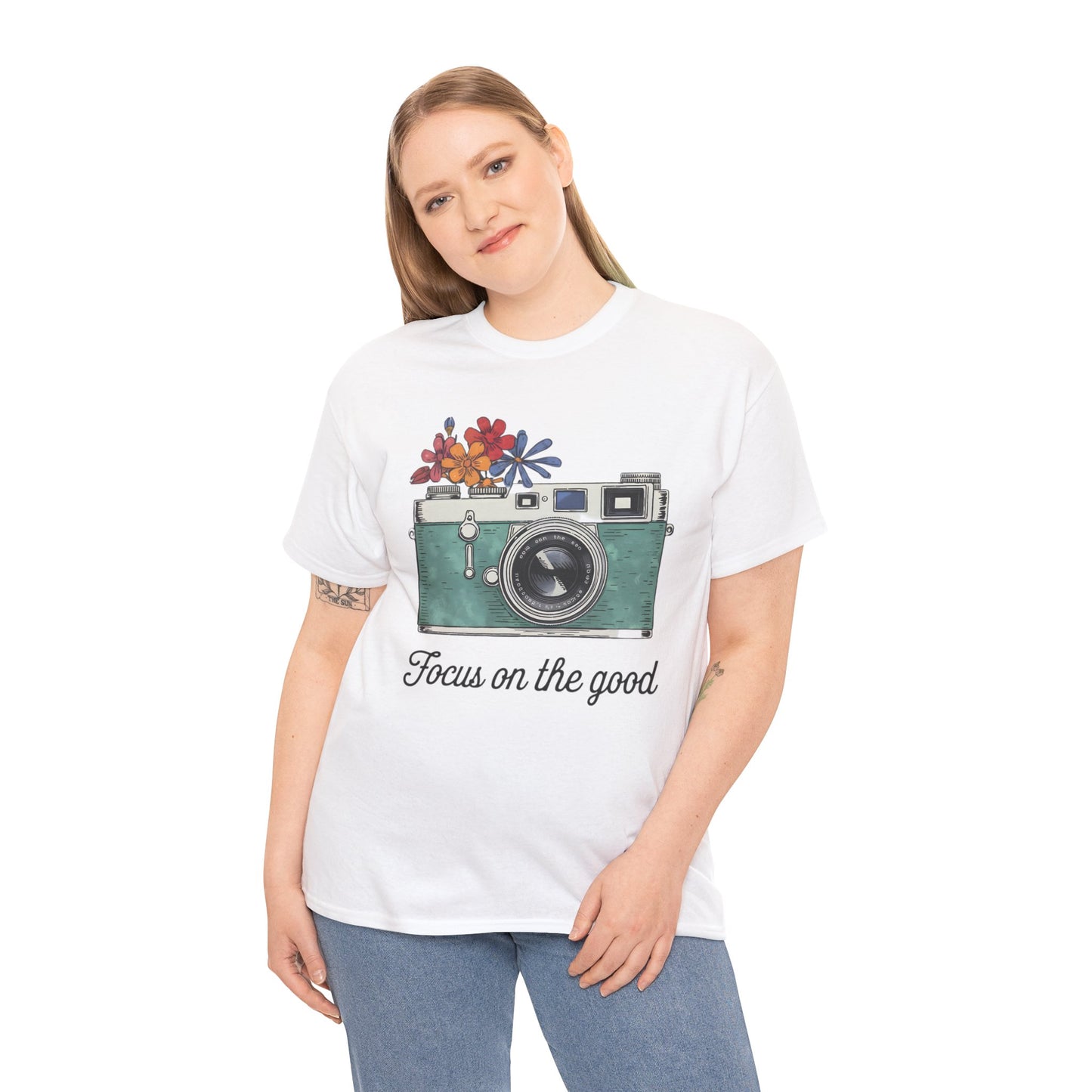 Focus on the Good Unisex Heavy Cotton Tee