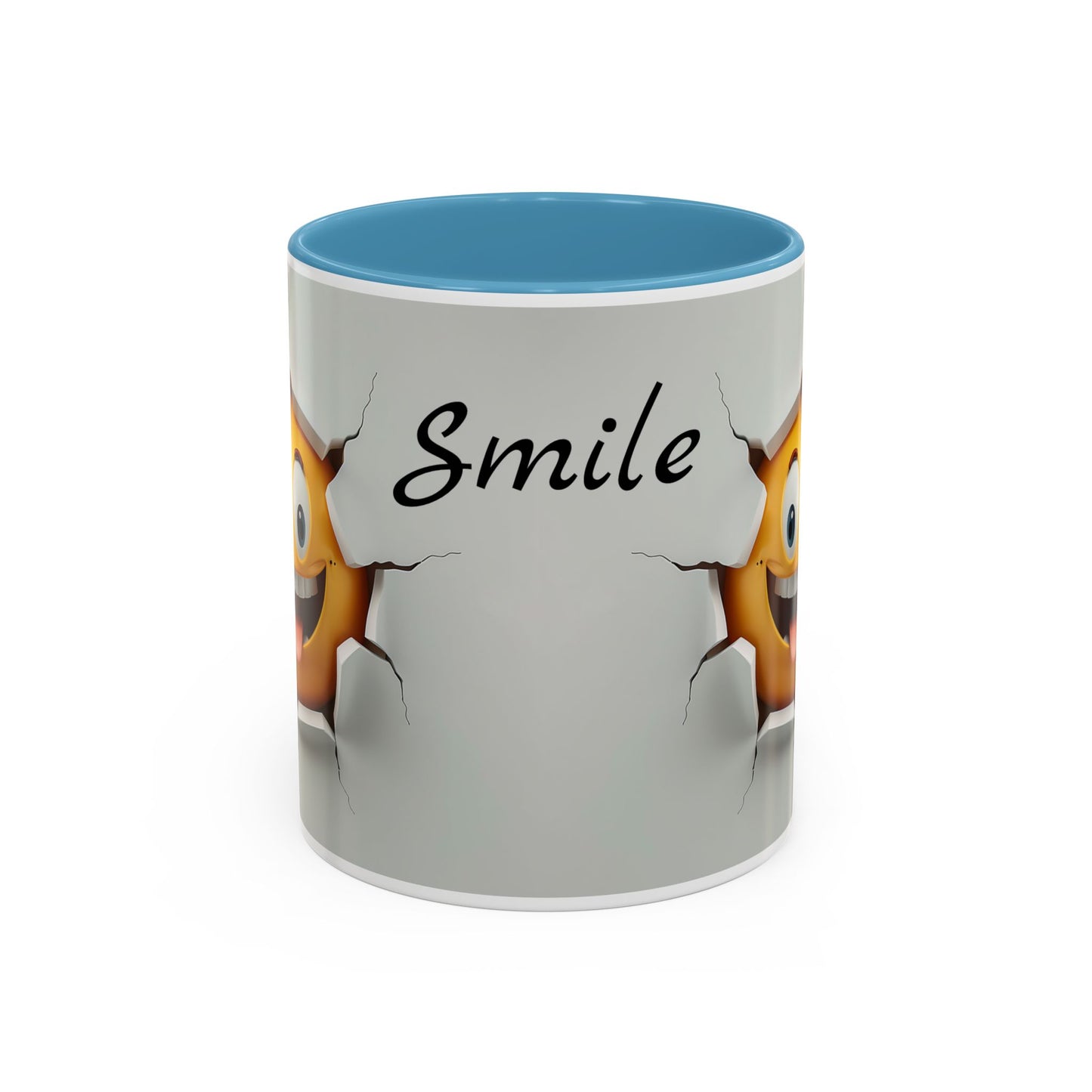 Funny Smile Accent Coffee Mug
