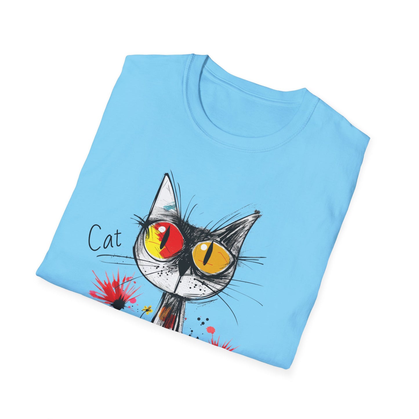 Cat Love Unisex Softstyle T-Shirt