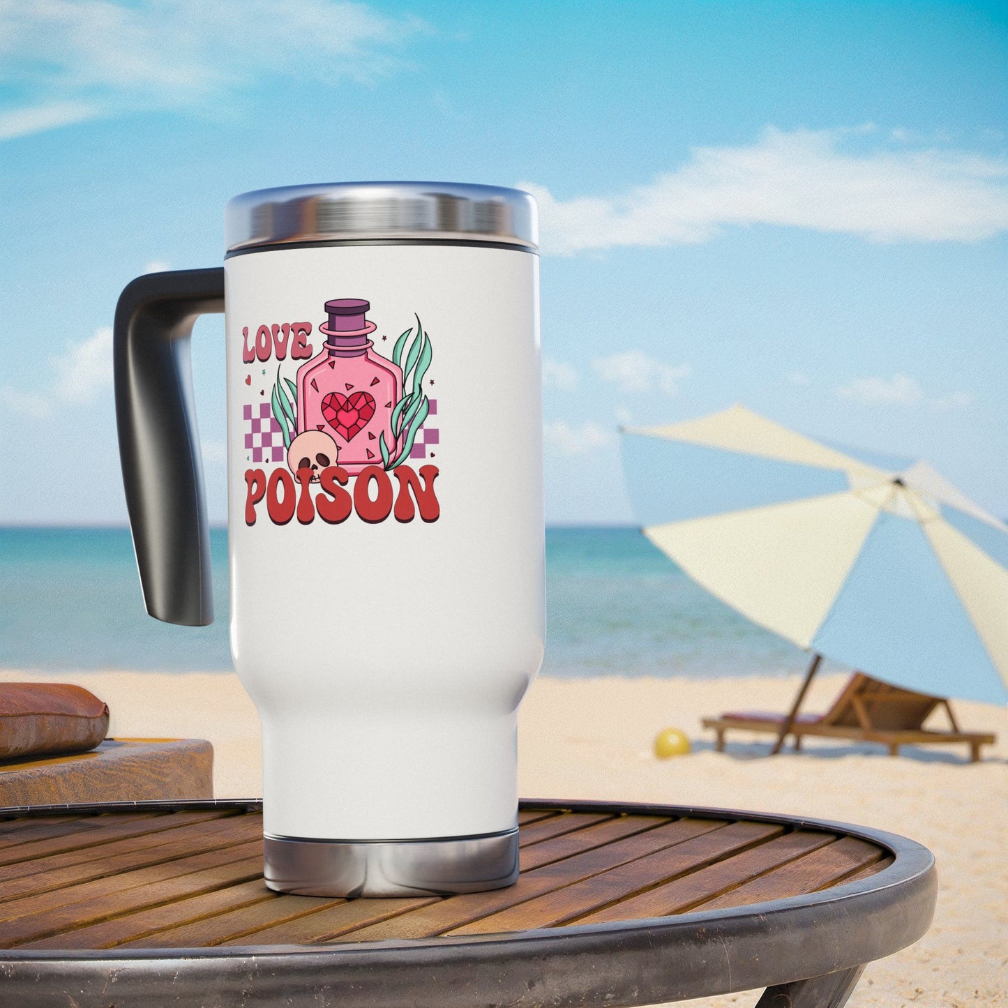 Love Poison Stainless Steel Travel Mug