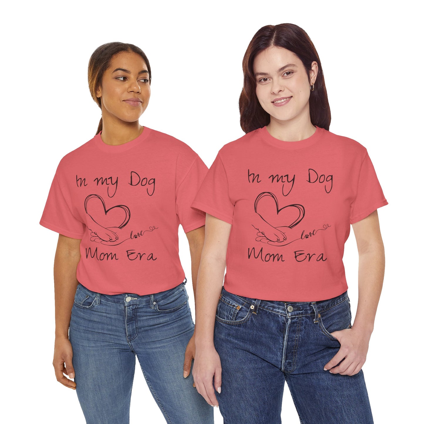 In My Dog Mom Era Unisex Heavy Cotton Tee