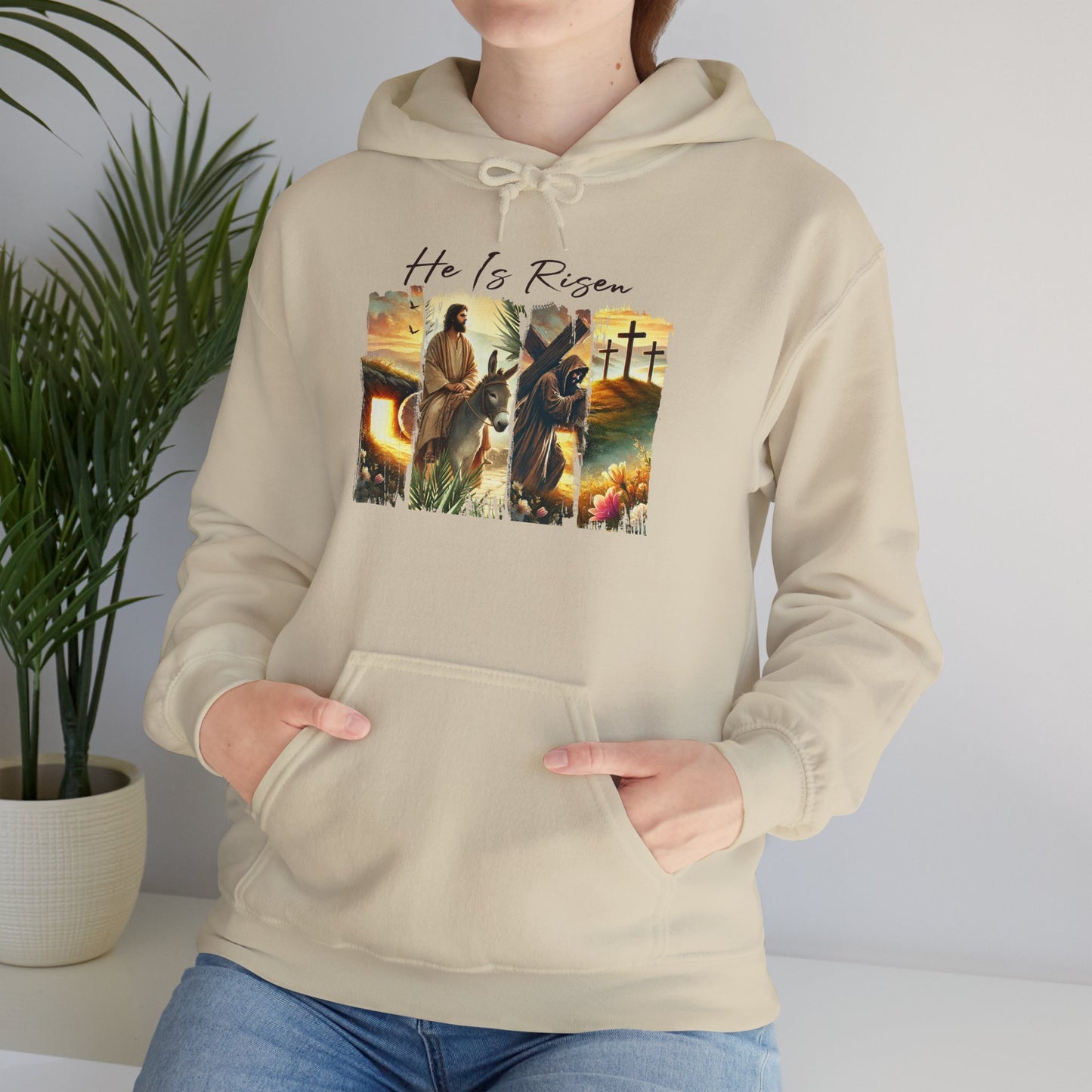 He Is Risen - Heavy Blend Hoodie