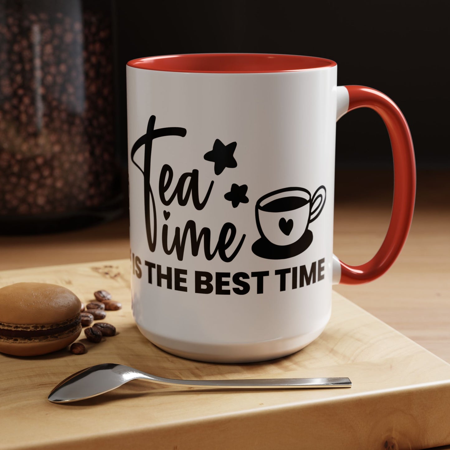 Tea Time Accent Coffee Mug