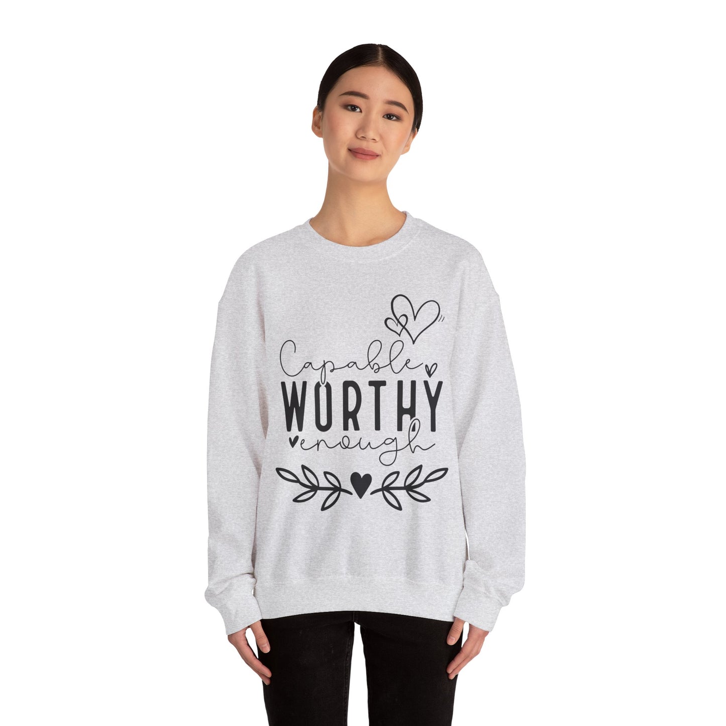 Capable & Worthy Unisex Crewneck Sweatshirt