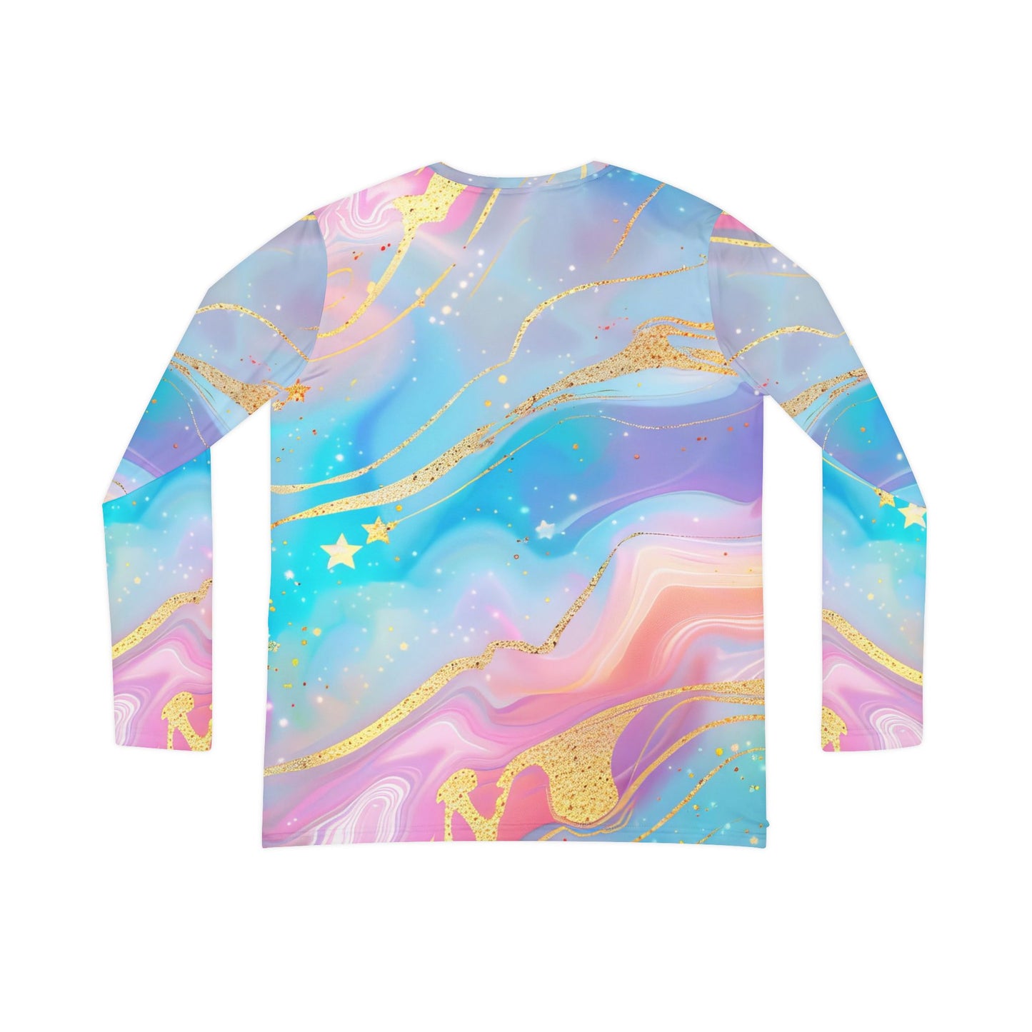 Dreamy Pastel V-Neck Long Sleeve Shirt for Women