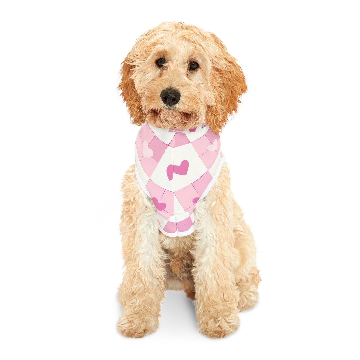 Cute Pink Heart Pet Hoodie