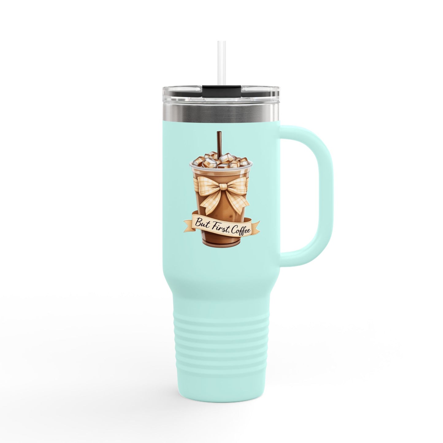 But First Coffee Insulated Travel Mug