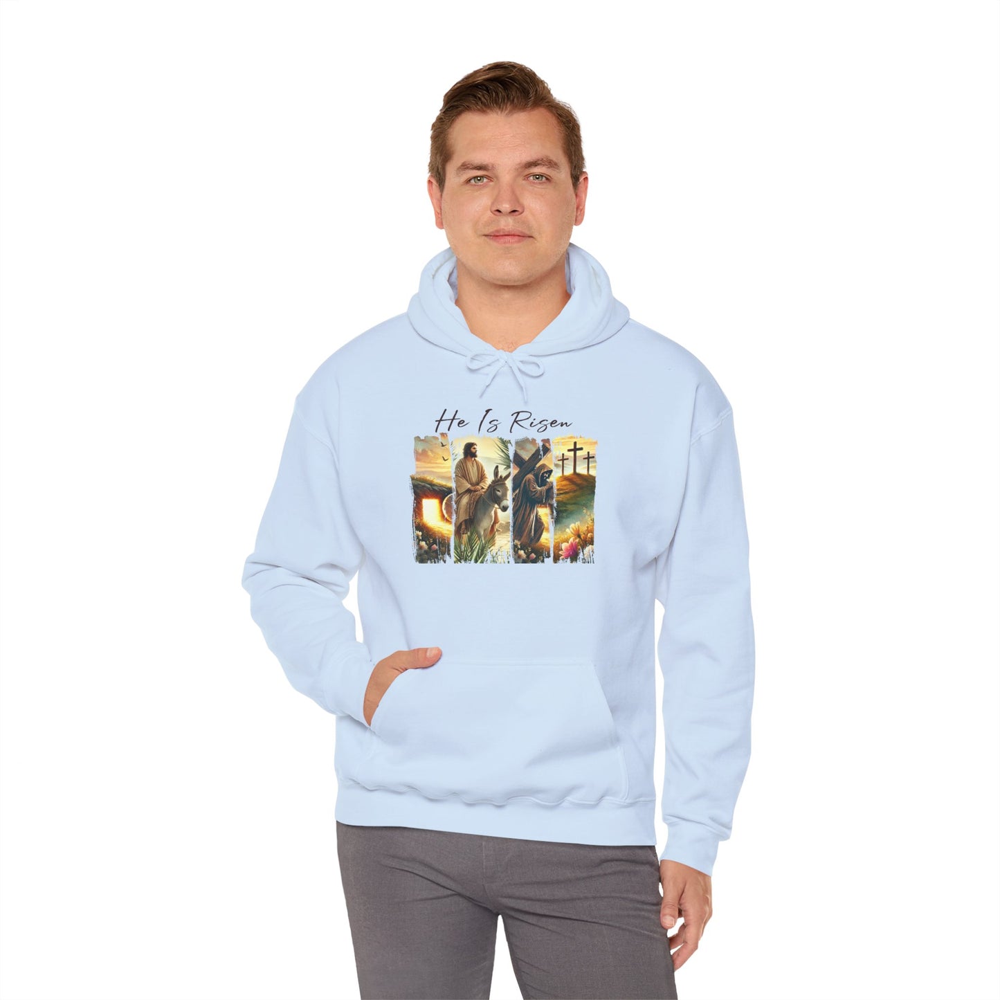 He Is Risen - Heavy Blend Hoodie