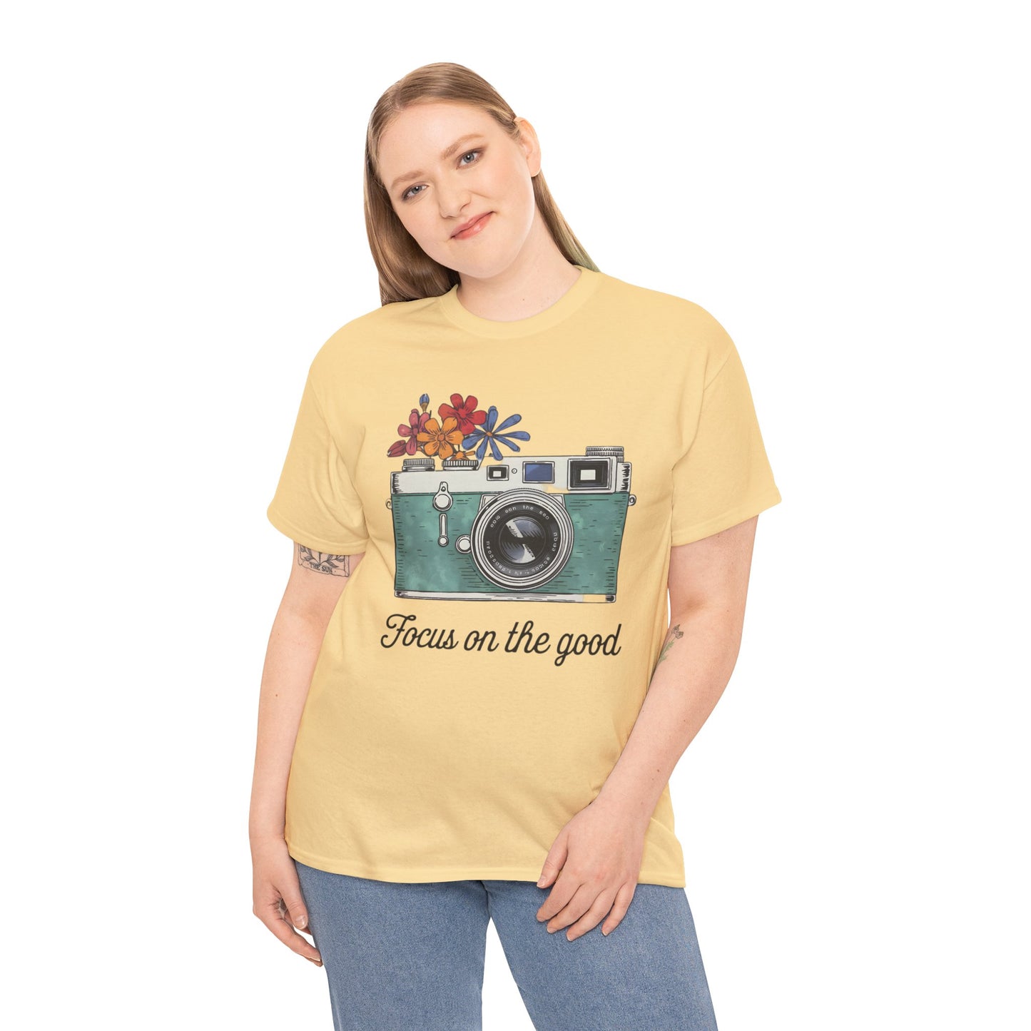 Focus on the Good Unisex Heavy Cotton Tee