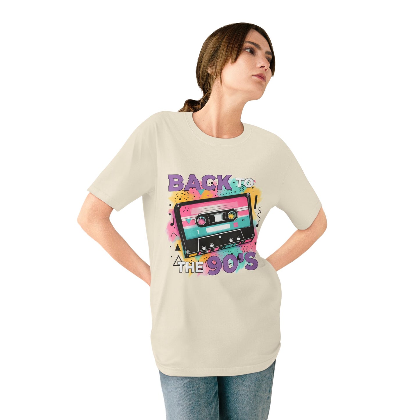 Retro 90's Inspired Organic T-Shirt