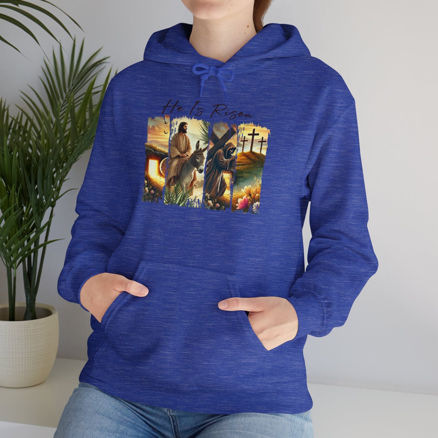 He Is Risen - Heavy Blend Hoodie