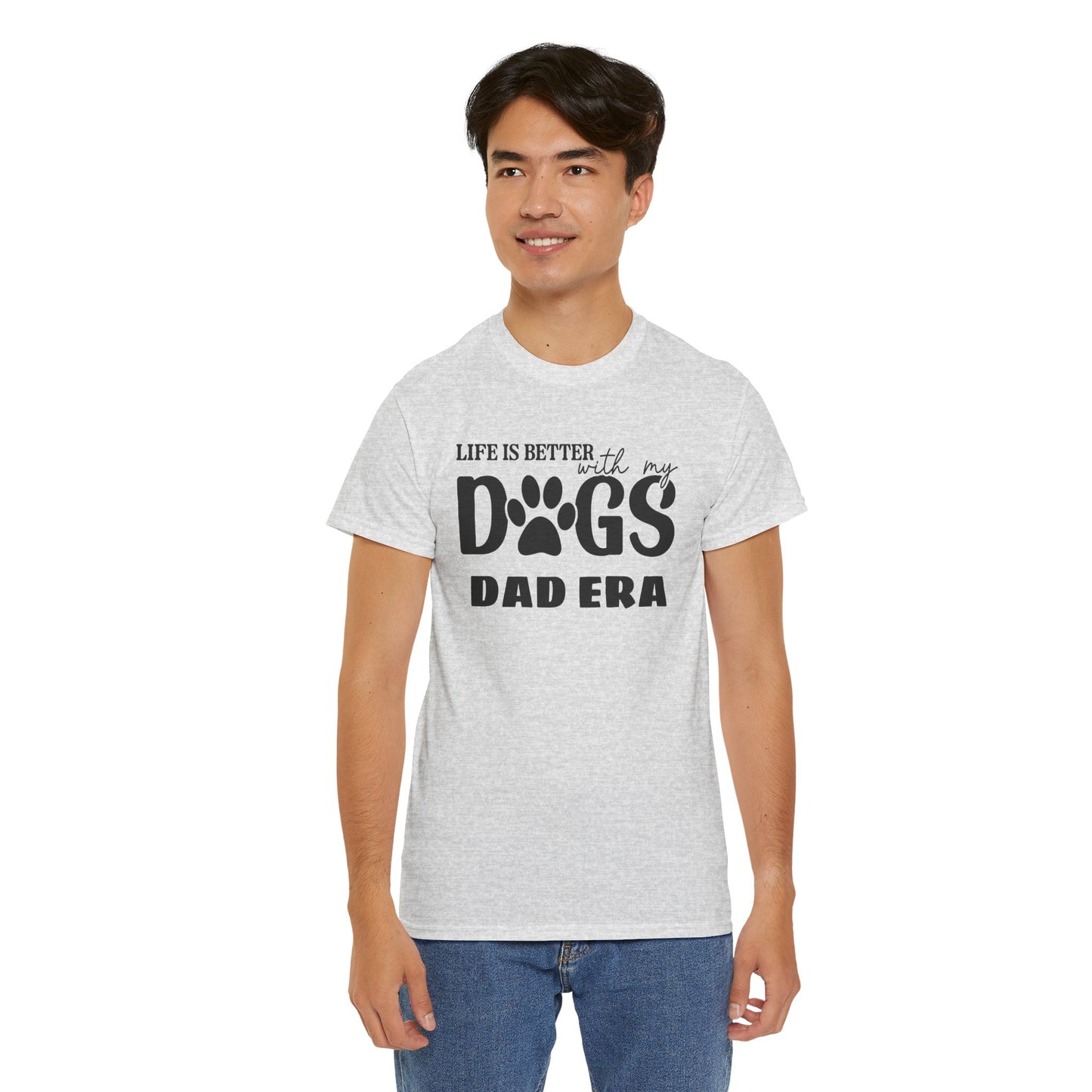 Life is Better with My Dogs Unisex Heavy Cotton Tee